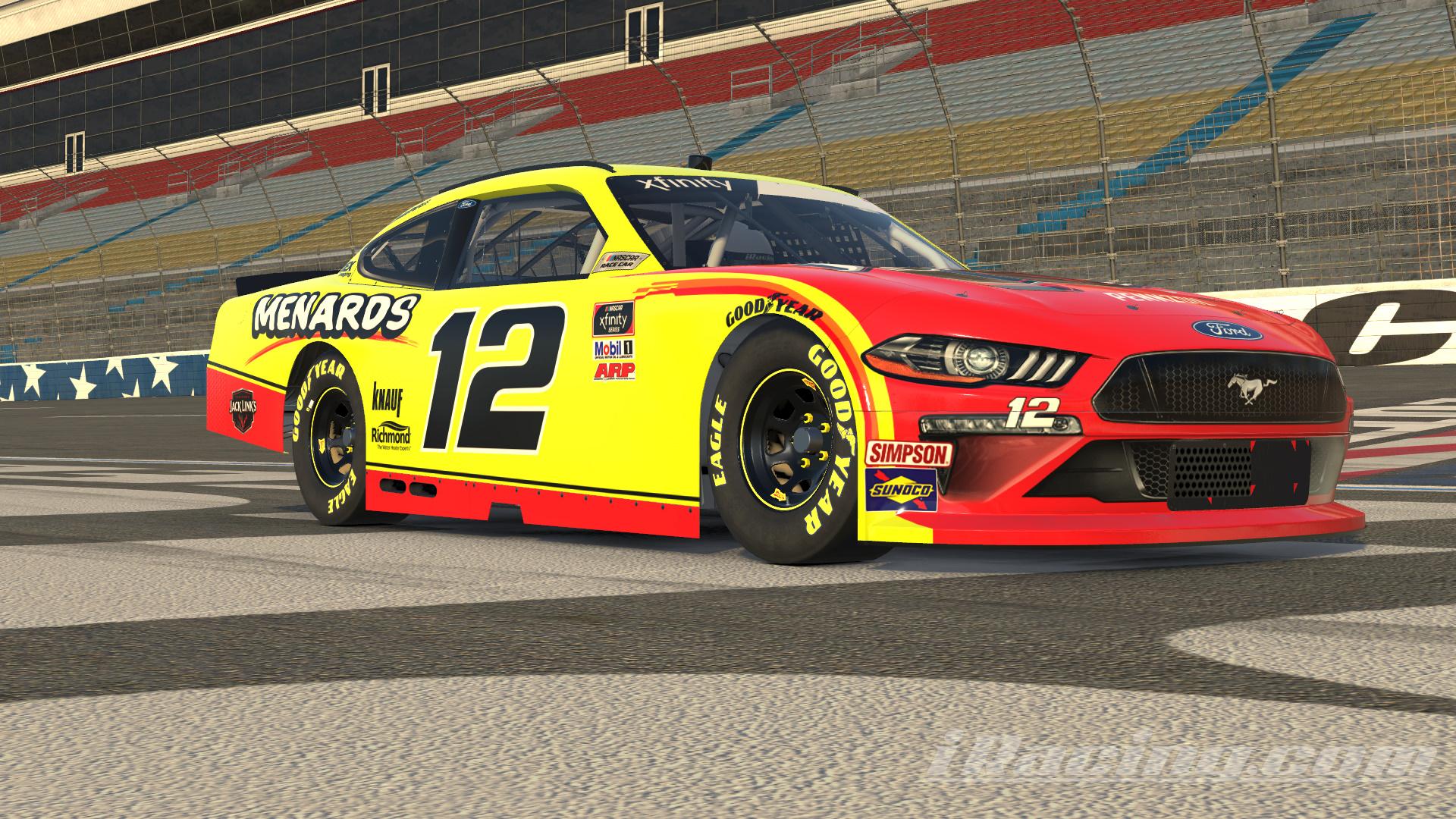 Preview of Ryan Blaney - Jack Links Ford Mustang by Mike E Holloway