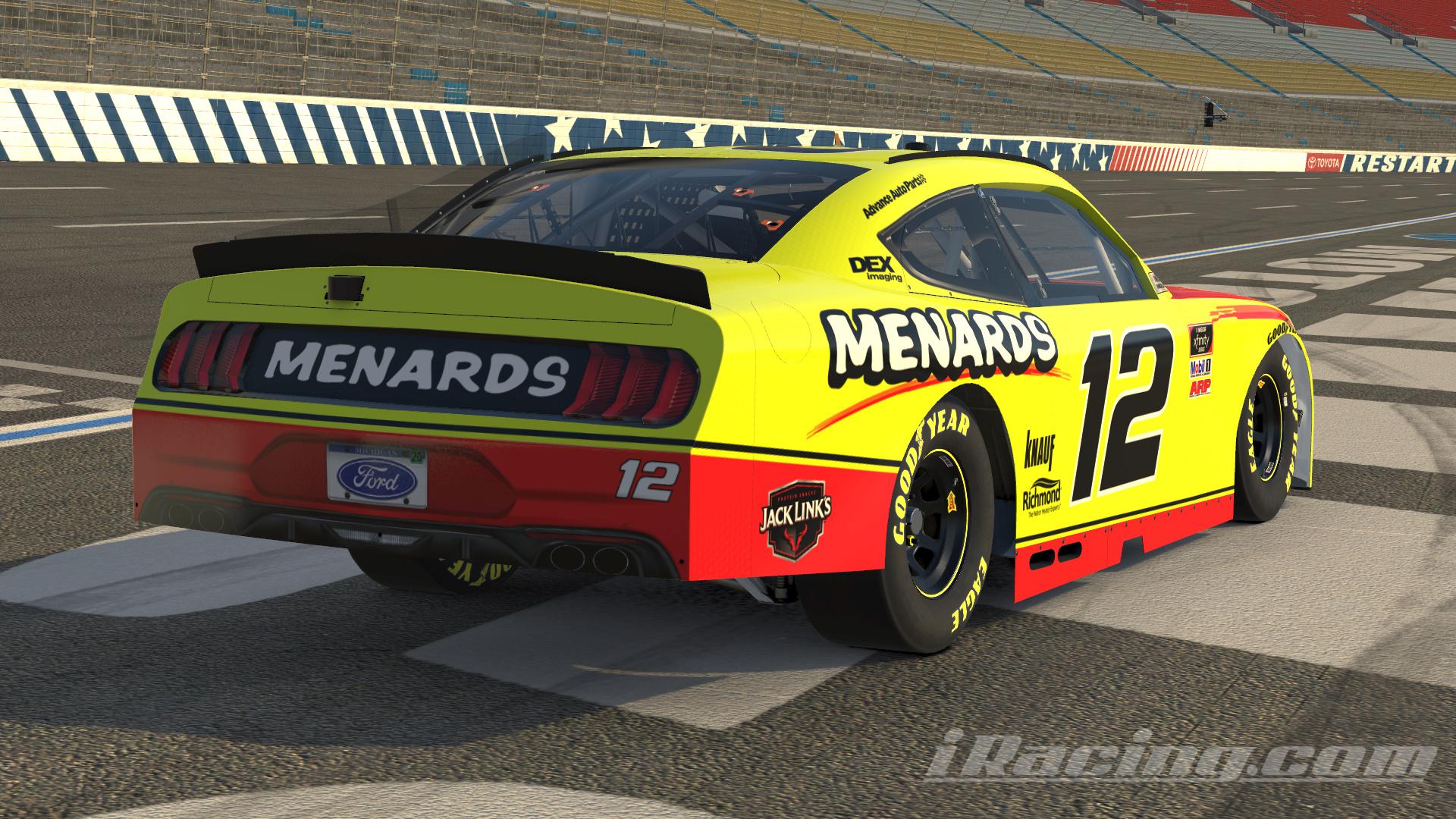 Preview of Ryan Blaney - Jack Links Ford Mustang by Mike E Holloway