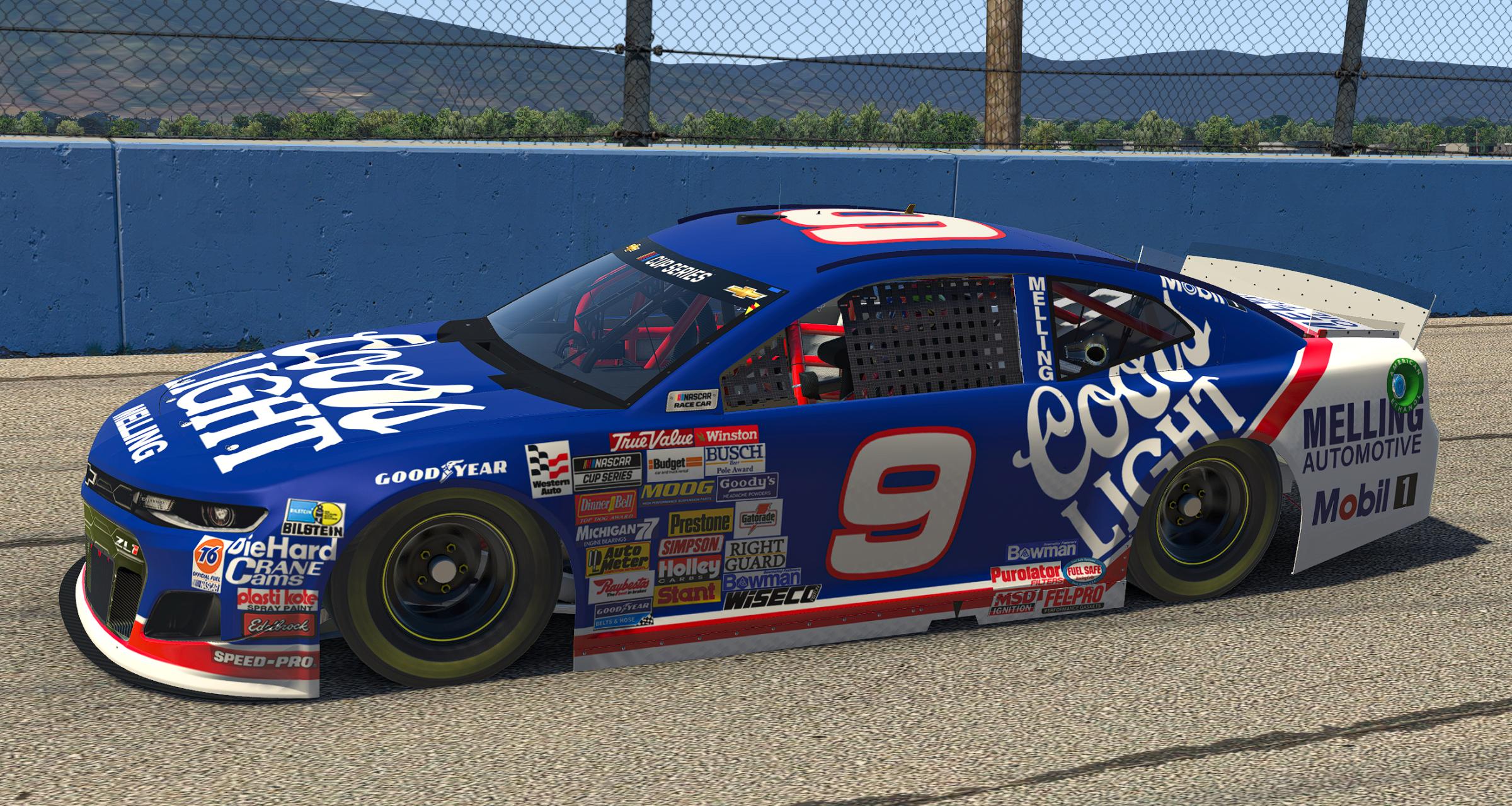 1991 BILL ELLIOTT COORS LIGHT Throwback by Corey H. Trading Paints