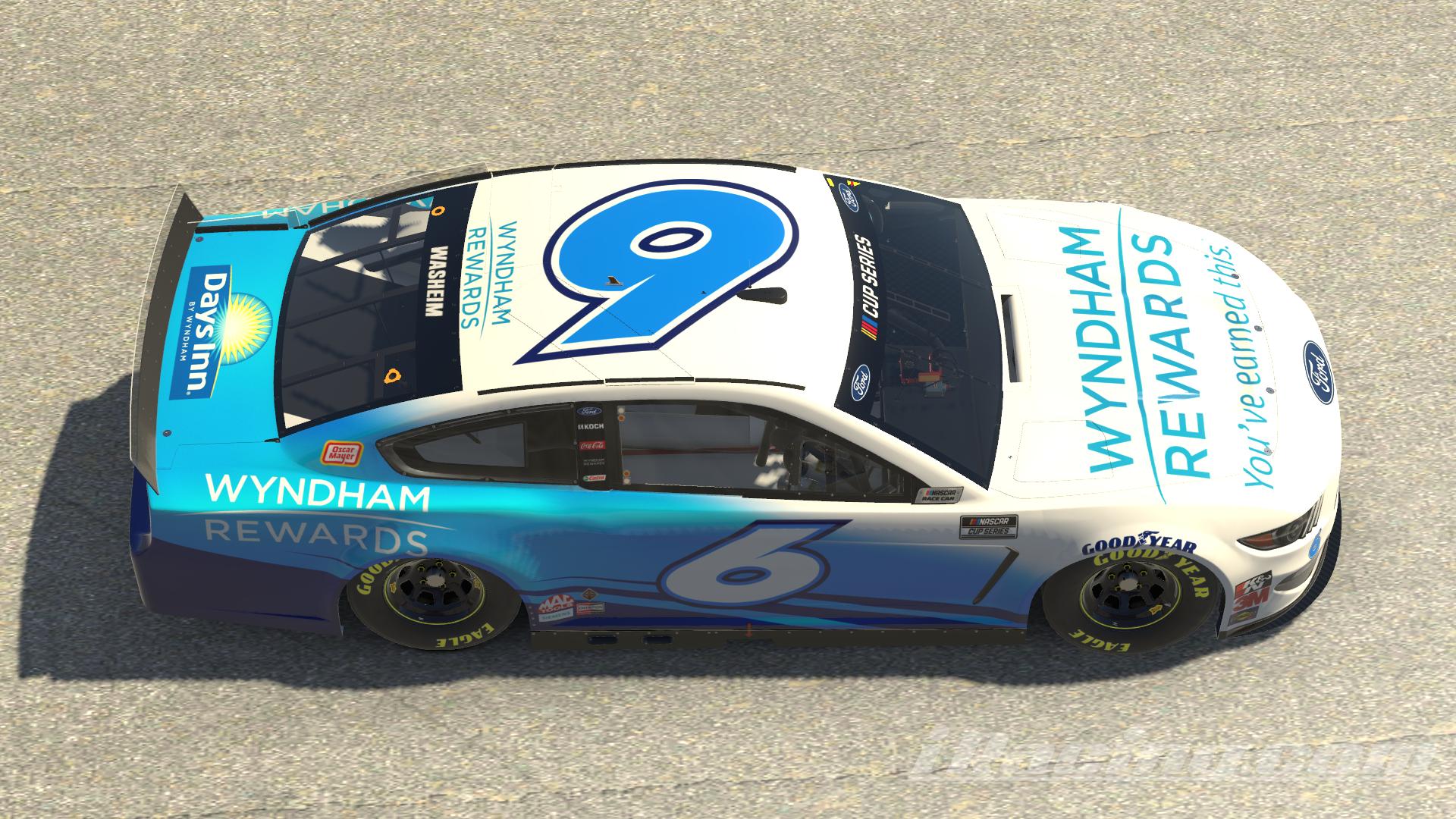 CUP #6 Ryan Newman Wyndham Rewards 2020 (WithNumber) by Udo Washeim - Trading Paints