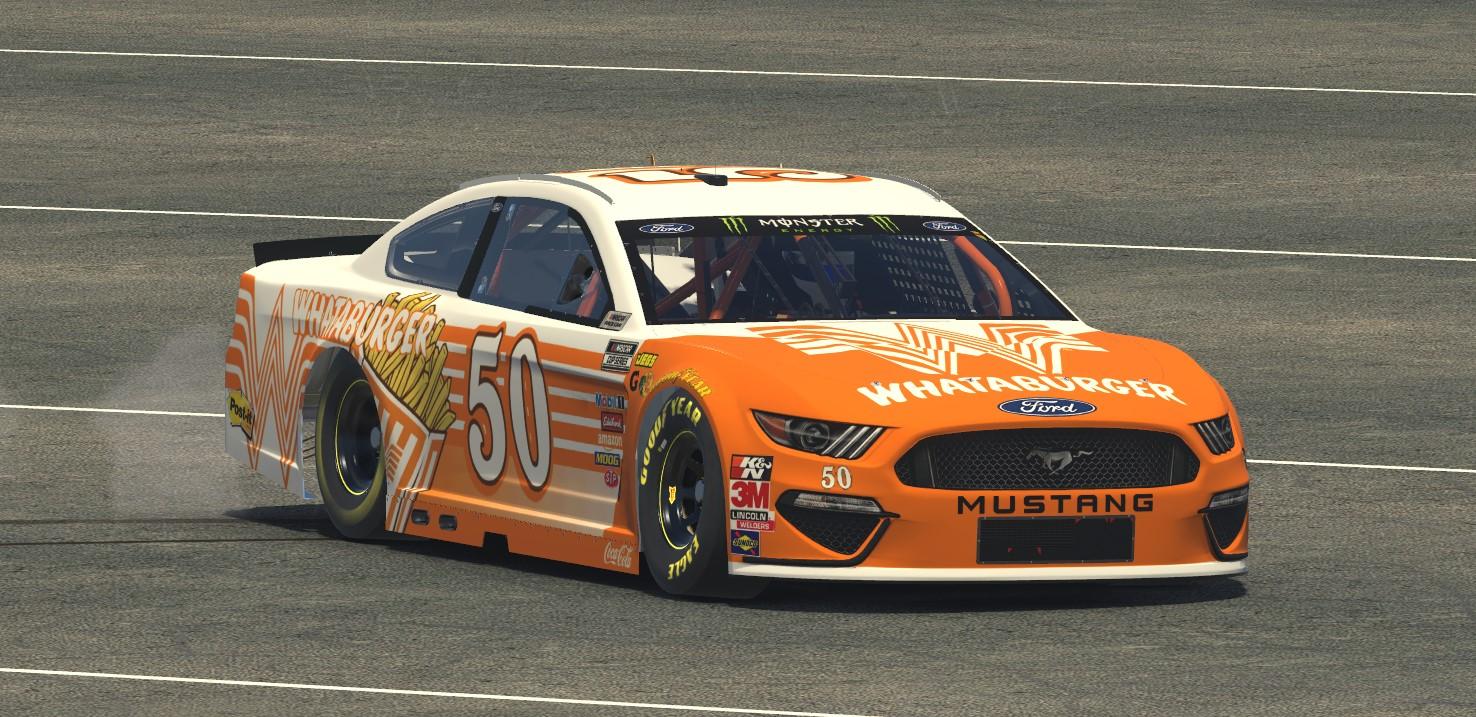 Whataburger Fantasy Scheme | Nascar Cup Series Ford Mustang by Braxton