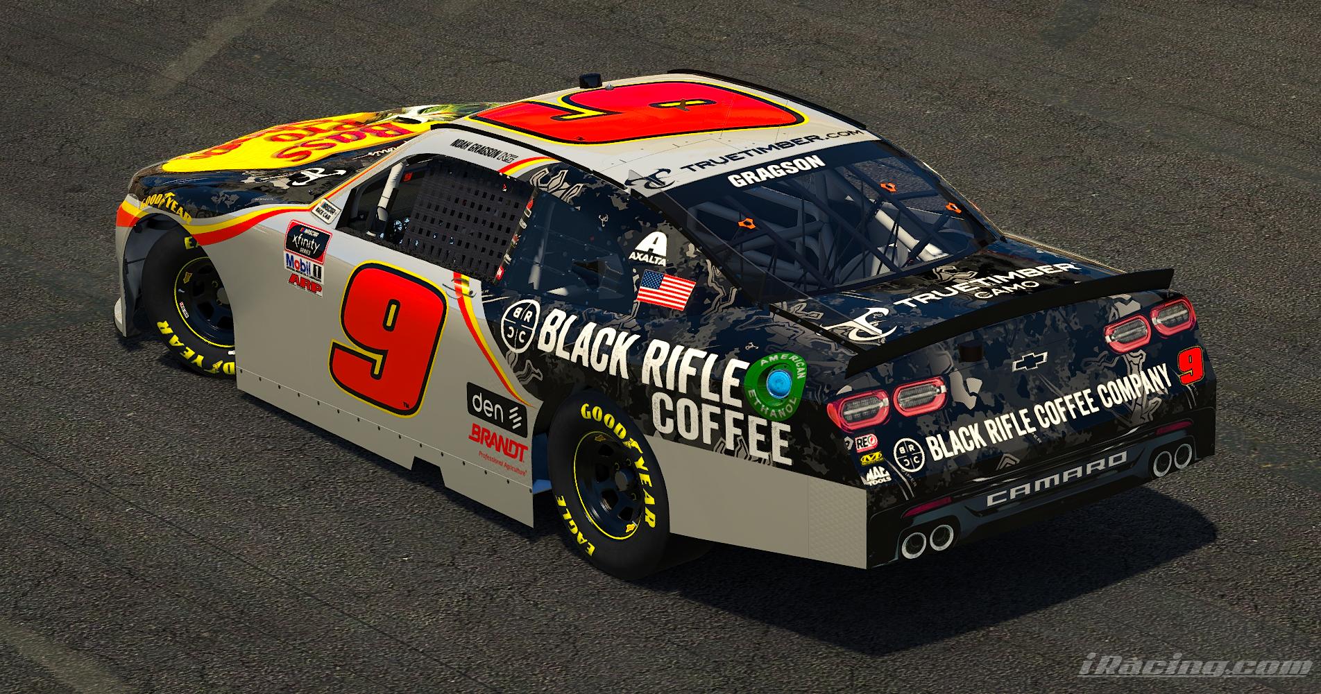 2020 Noah Gragson Bass Pro Shops Black Rifle Coffee True Timber Camaro