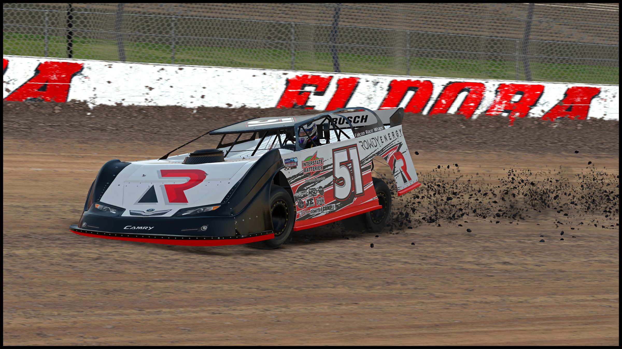 Kyle Busch Rowdy Energy by Justin Kruithof Trading Paints