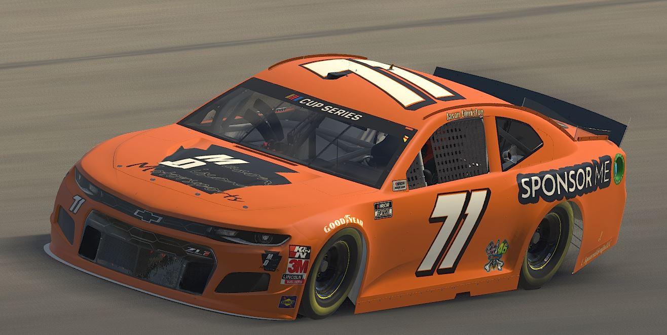 Mason Dixon Motorsports No Sponsor Cup Car by Justin Walters3 Trading