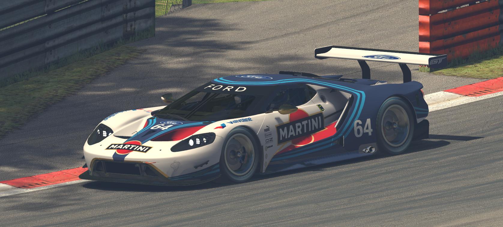 ford gt martini racing blue by Marra Pietro Trading Paints