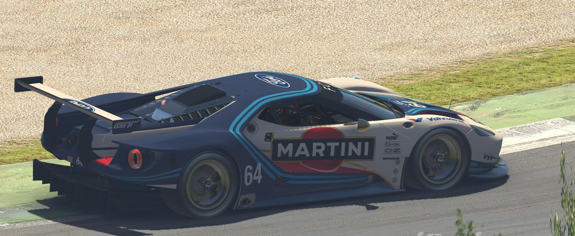 ford gt martini racing blue by Marra Pietro Trading Paints