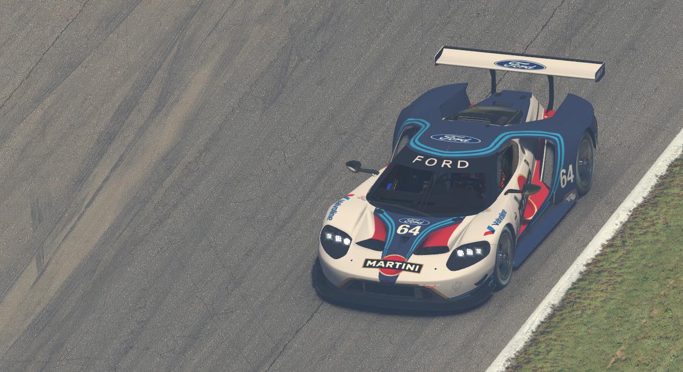 ford gt martini racing blue by Marra Pietro Trading Paints