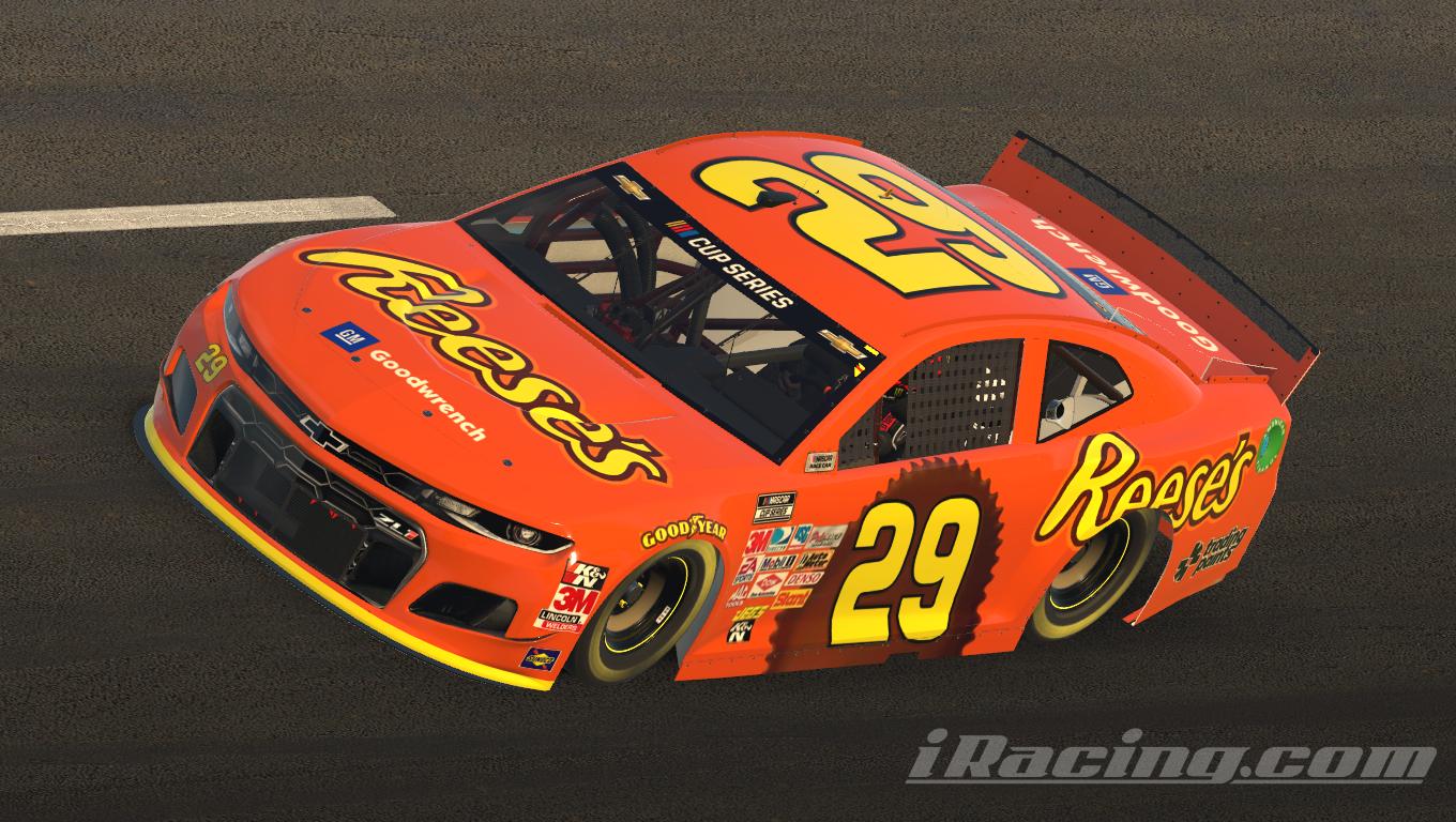 Kevin Harvick Reeses Paint Scheme (Custom ) by Chris T J. Trading Paints