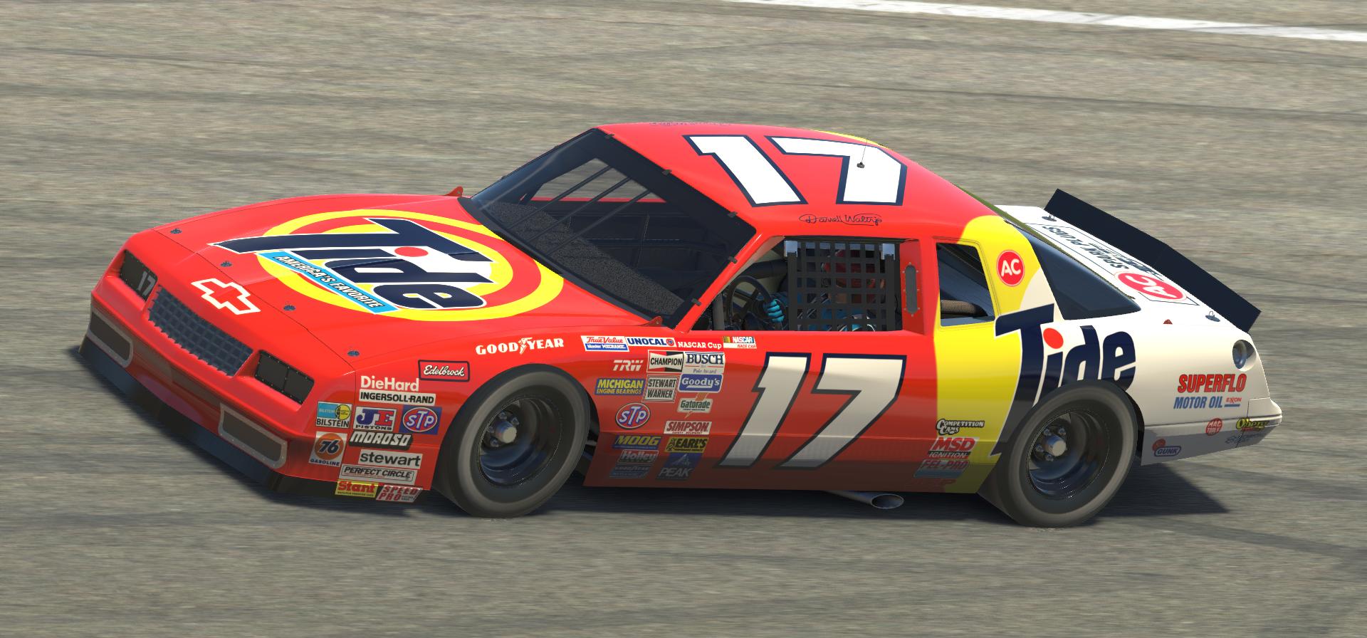 Darrell Waltrip Tide Monte Carlo Numbered by Doug DeNise Trading Paints