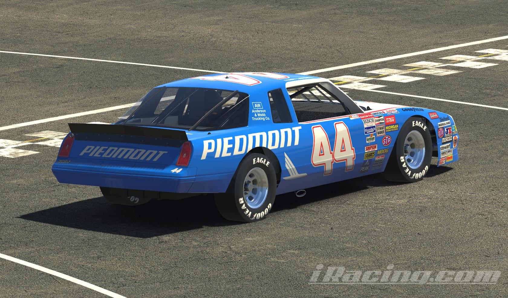 Terry Labonte Piedmont Custom by Zack Nichols Trading Paints