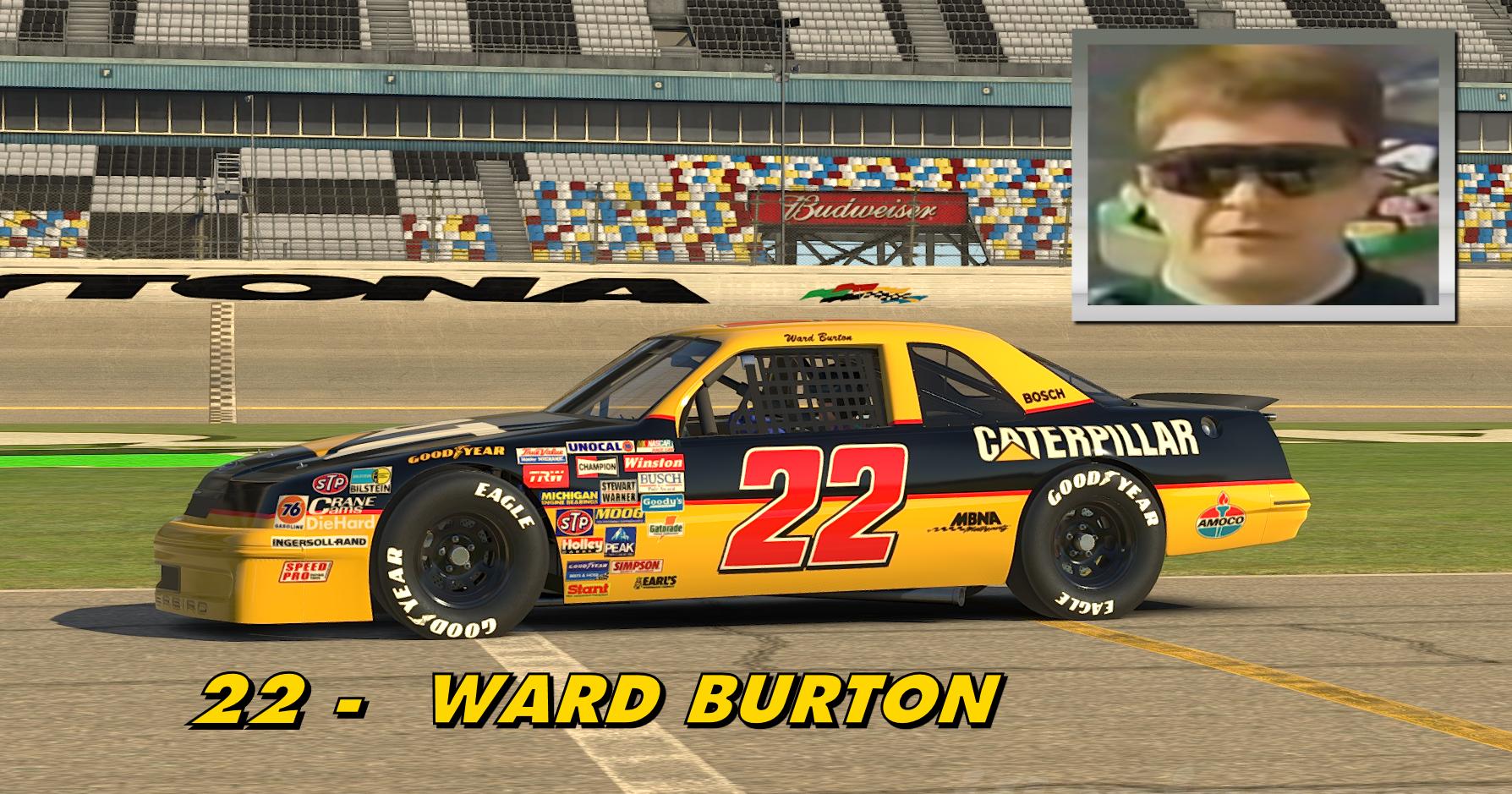 Ward Burton 1987 by Jordan Werth Trading Paints
