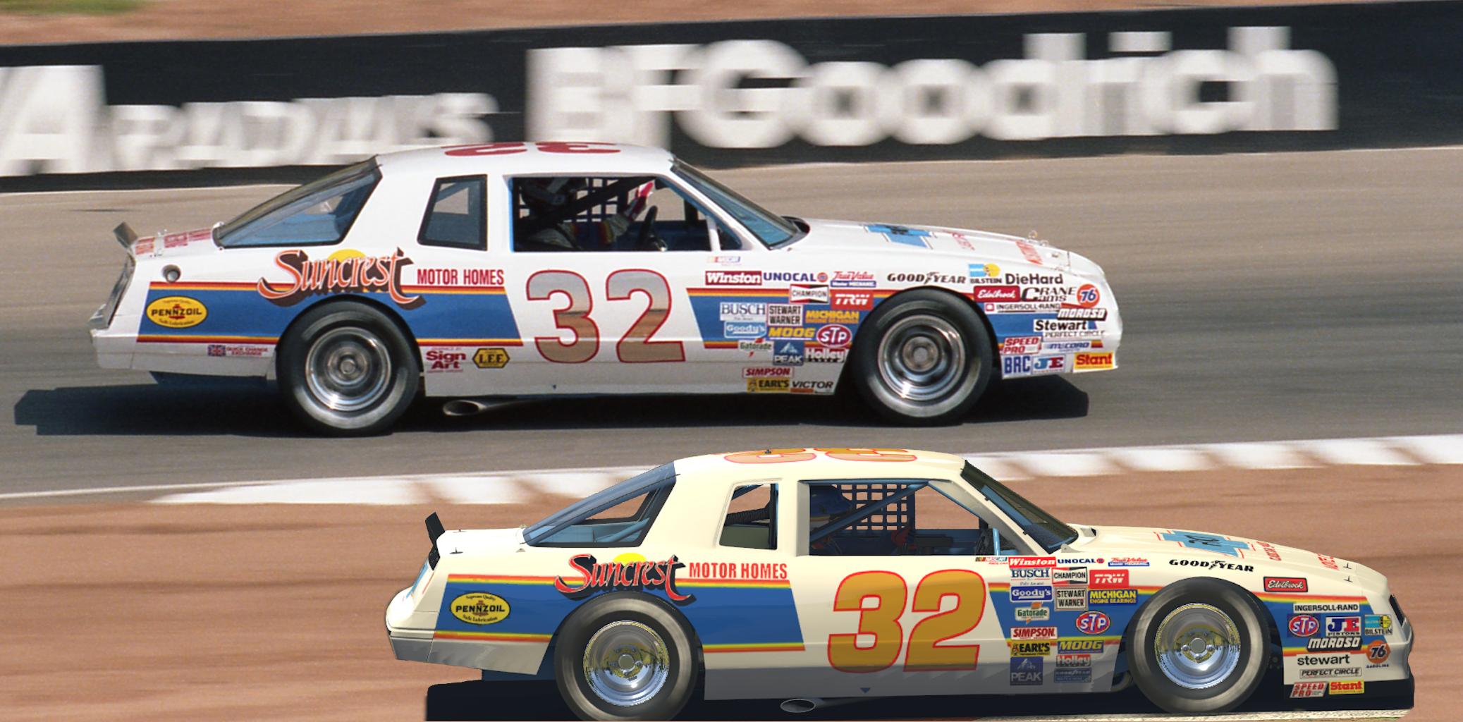 1987 Winston West Series 32 Stoke Racing, Driver Ruben Garcia by