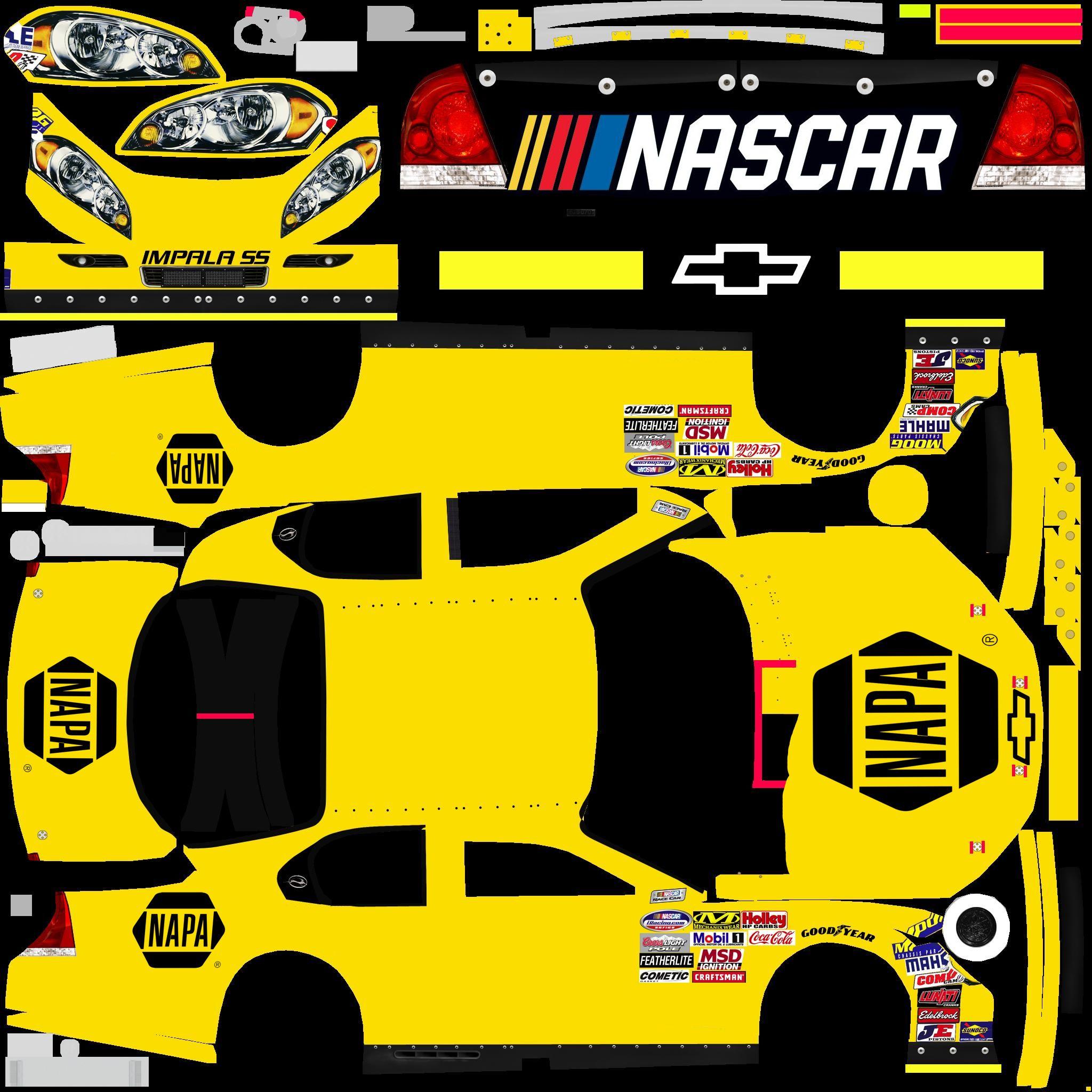 ARCA Menards Napa Impala by Justin Hewitt Trading Paints