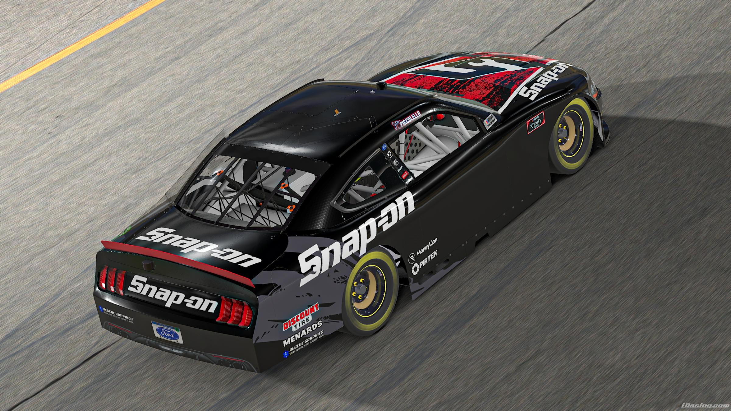 Custom Snapon Xfinity Mustang by Nicholas H. Trading Paints