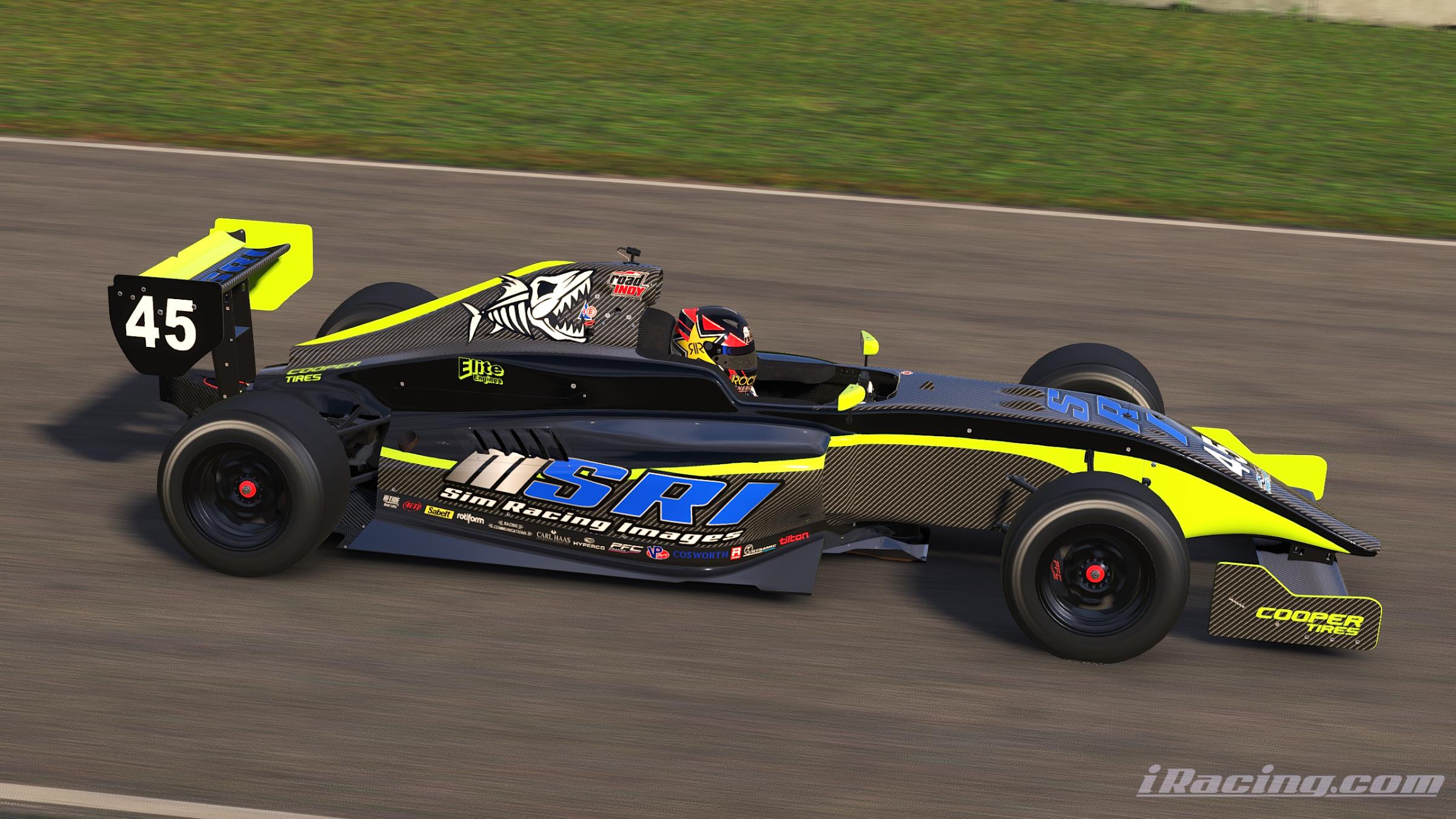 Sim Racing Images Indy 2000 Carbon Fiber by JD Babbitt Trading Paints