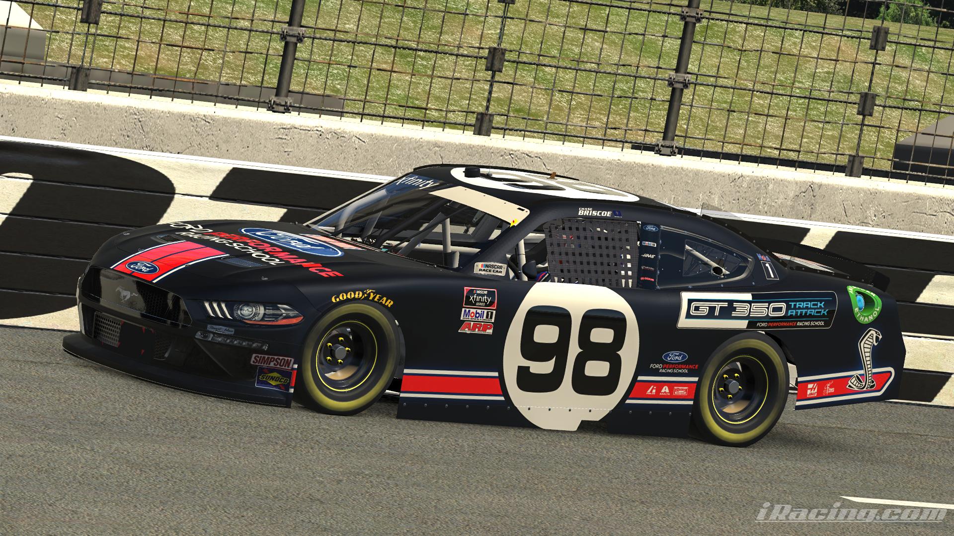 2020 Chase Briscoe Ford Performance Racing School Ford Mustang