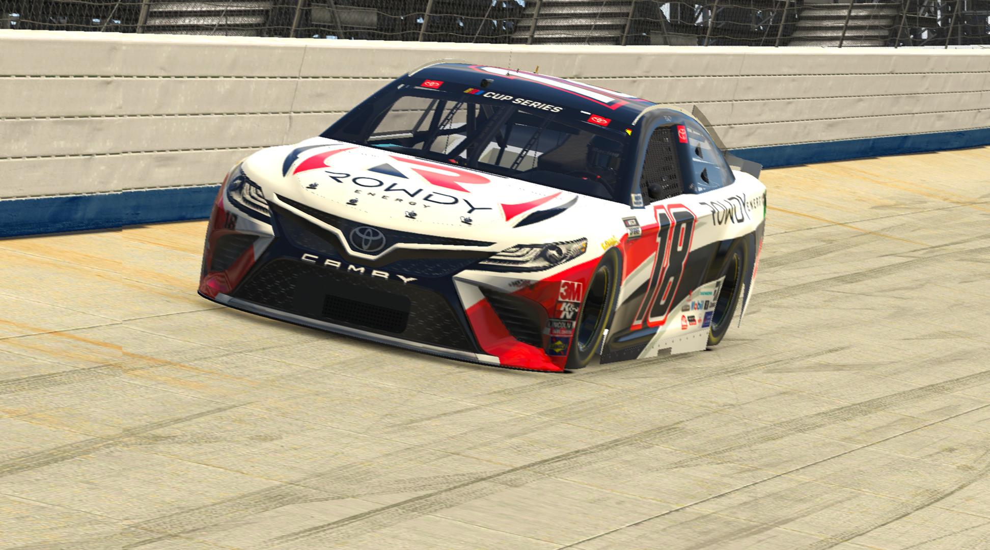 Kyle Busch Rowdy Energy Fictional by Stephen Black Trading Paints