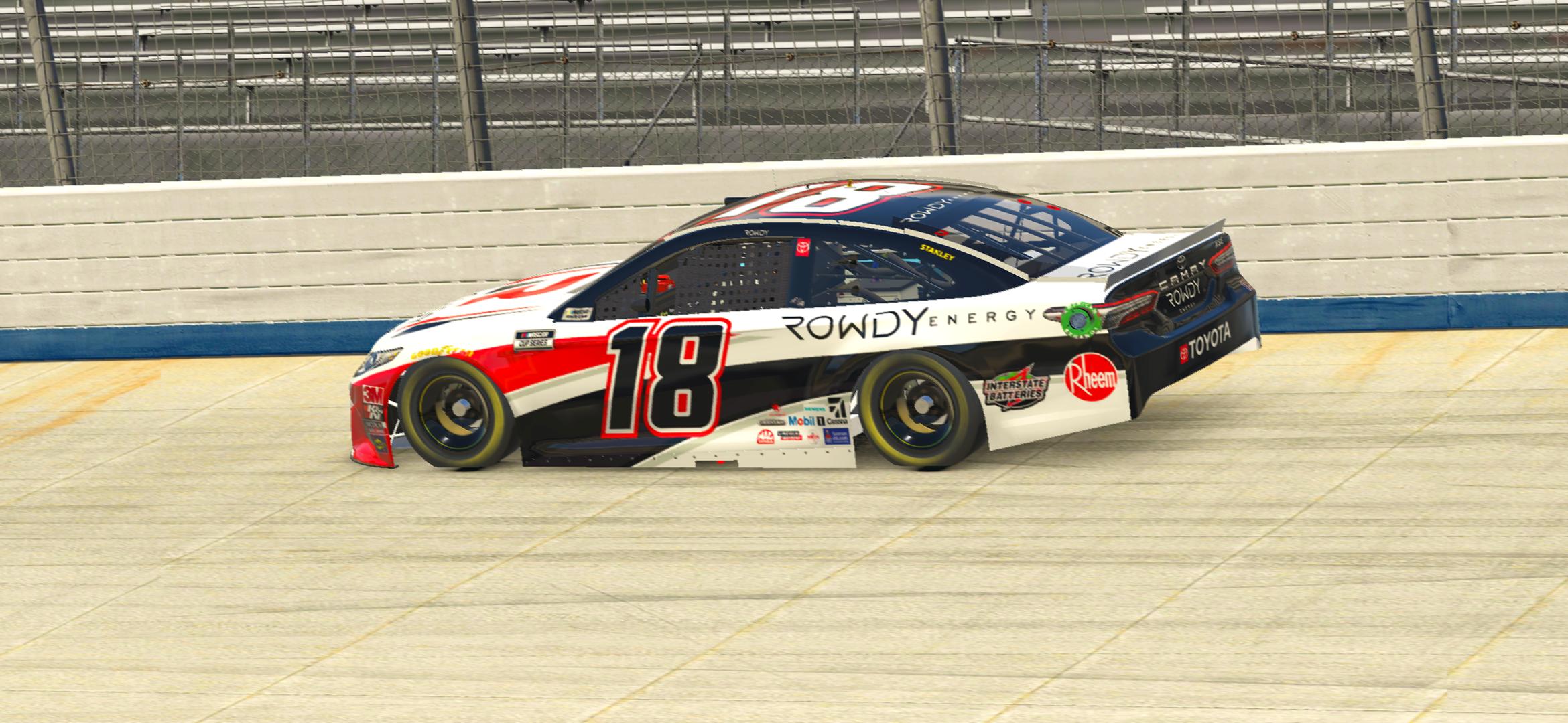 Kyle Busch Rowdy Energy Fictional by Stephen Black Trading Paints