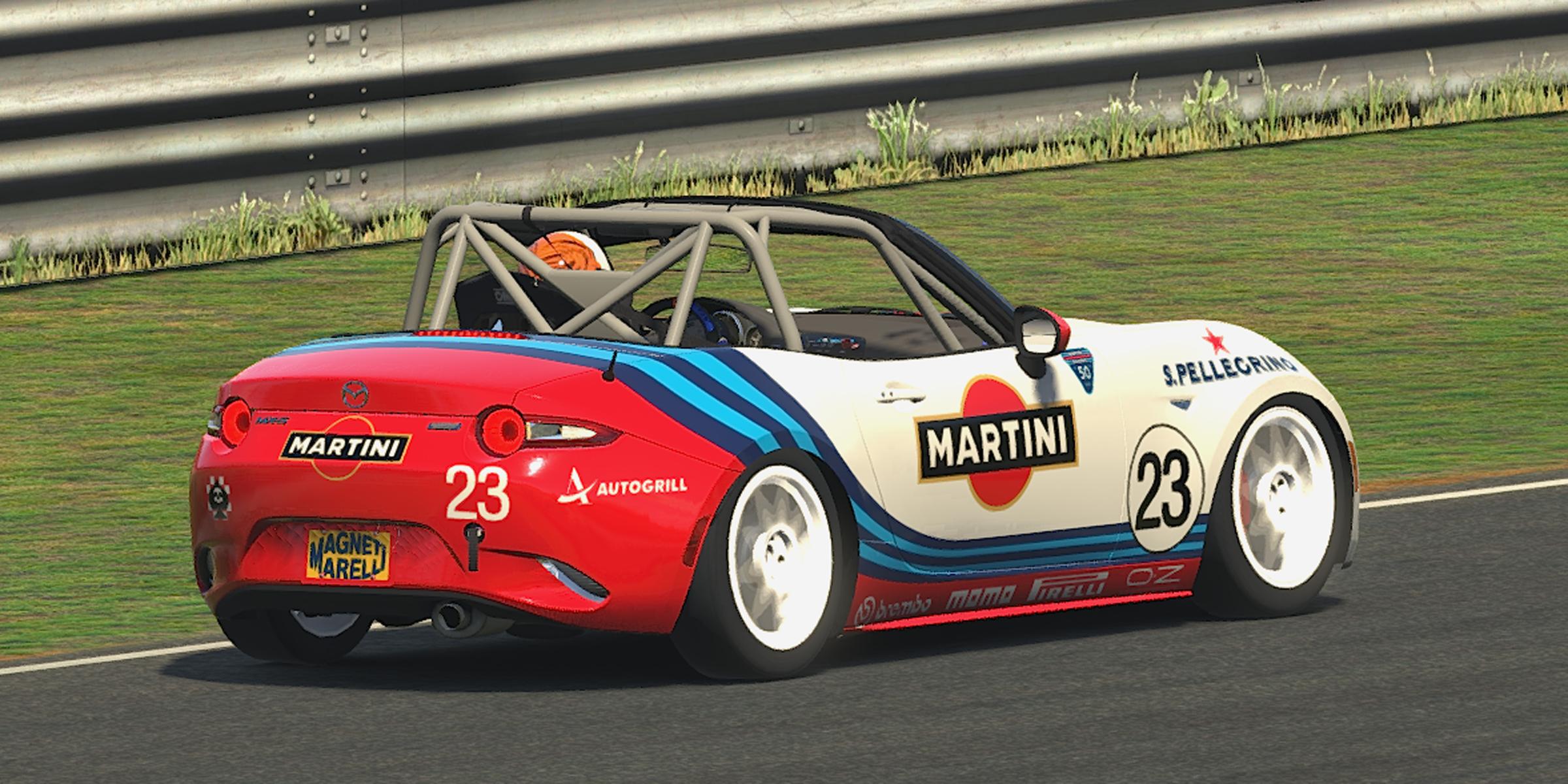 Mazda MX5 Martini Racing by Erik Bolwerk Trading Paints