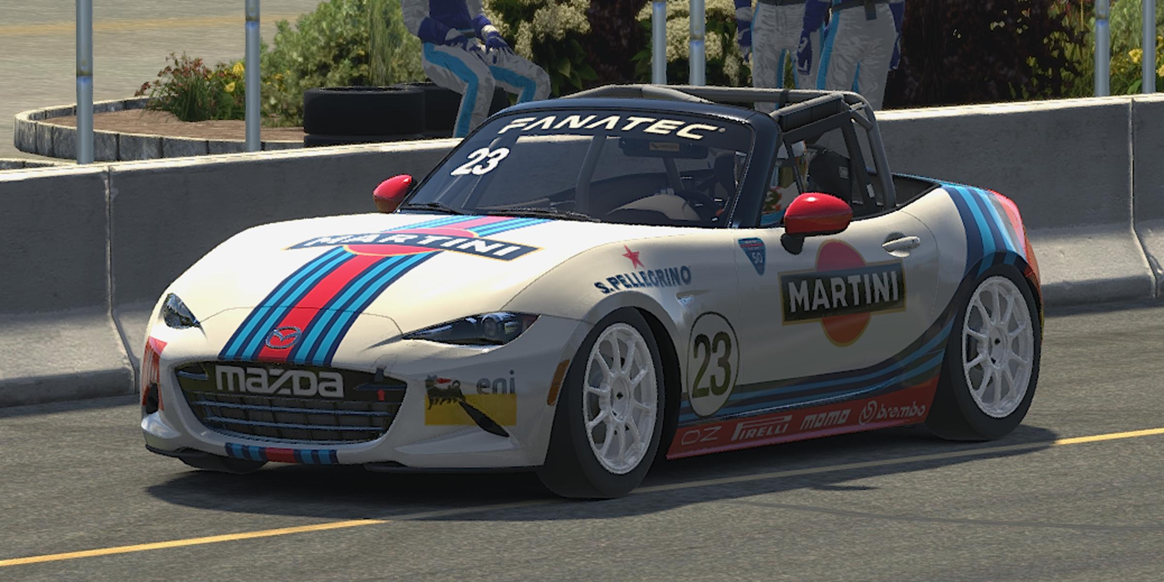 Mazda MX5 Martini Racing by Erik Bolwerk Trading Paints
