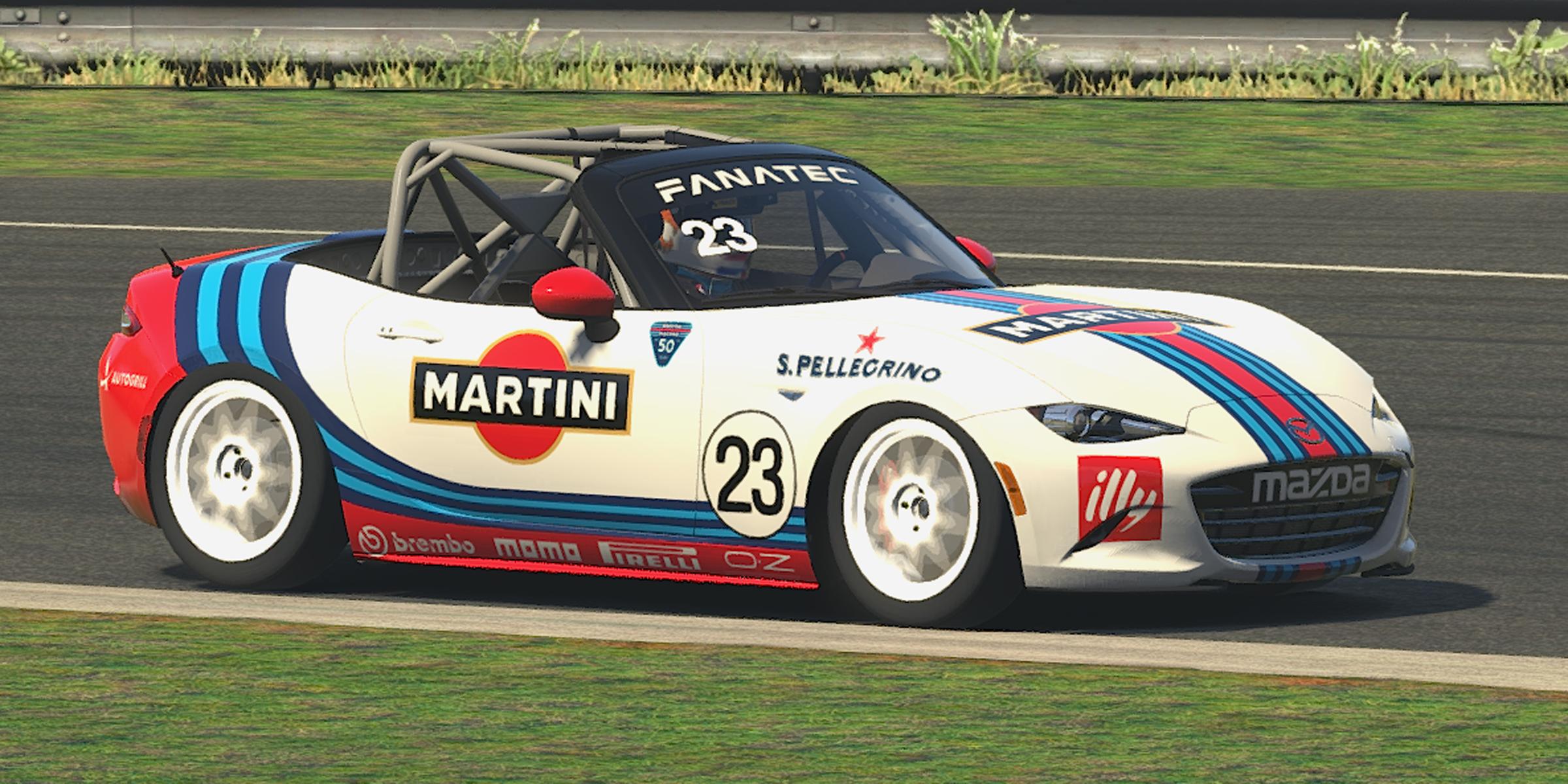Mazda MX5 Martini Racing by Erik Bolwerk Trading Paints