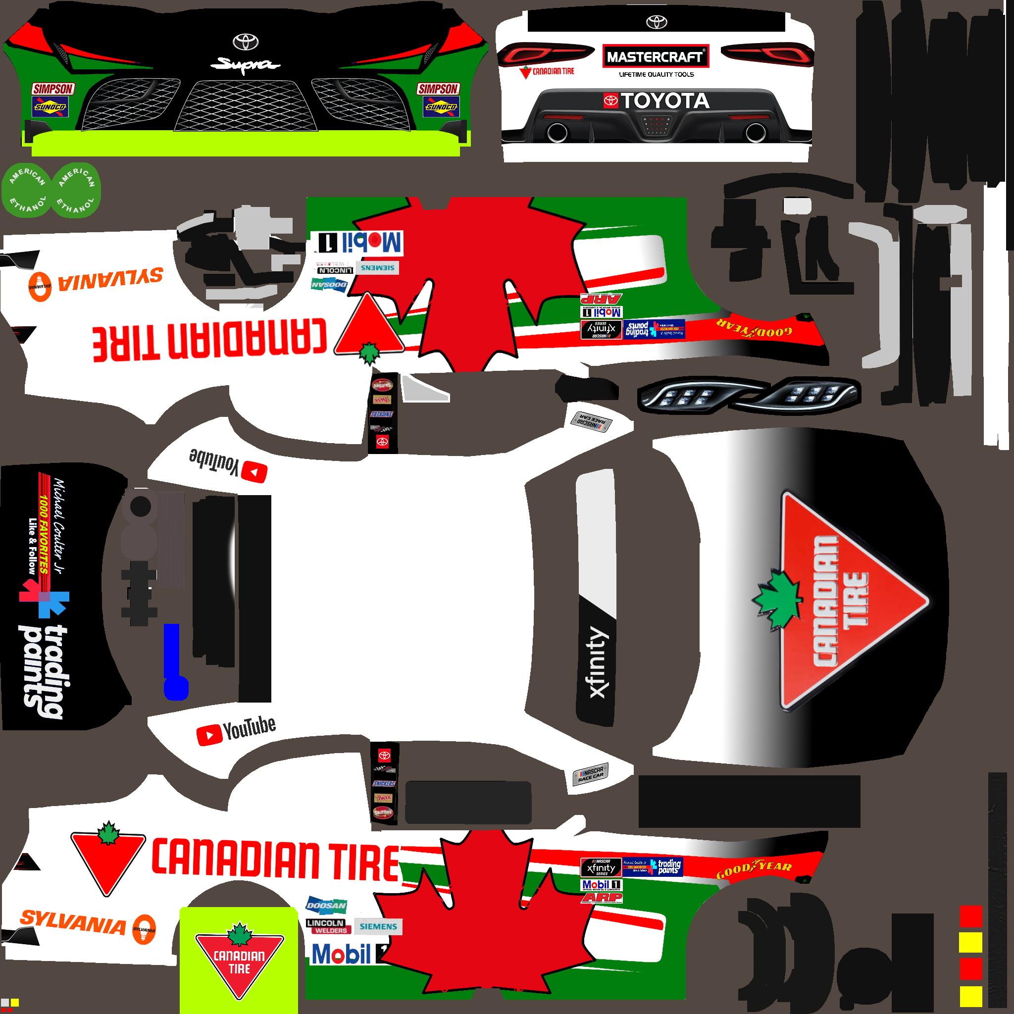 Canadian Tire paint by Michael Coulter J. Trading Paints