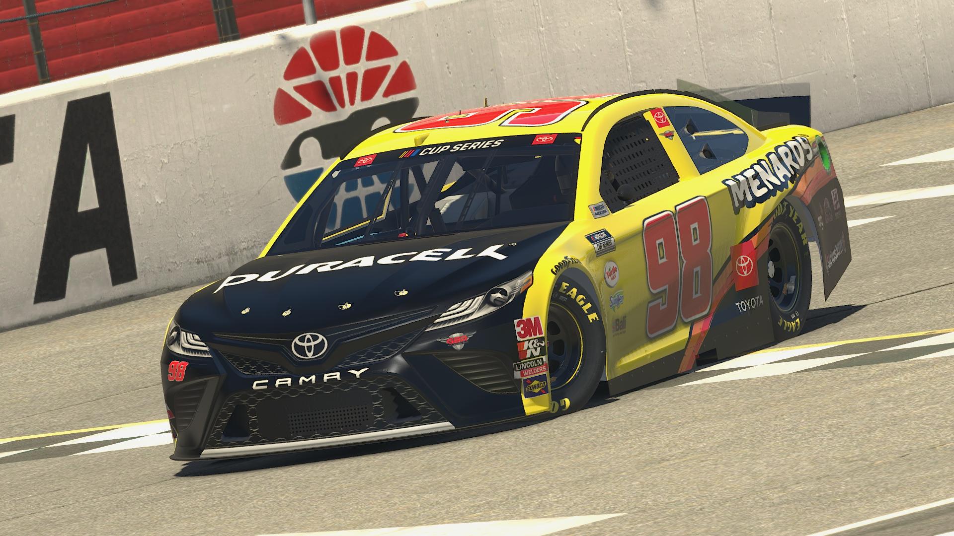 Brandon Jones Menards Gaunt Brothers Racing Camry Concept W/ Number by