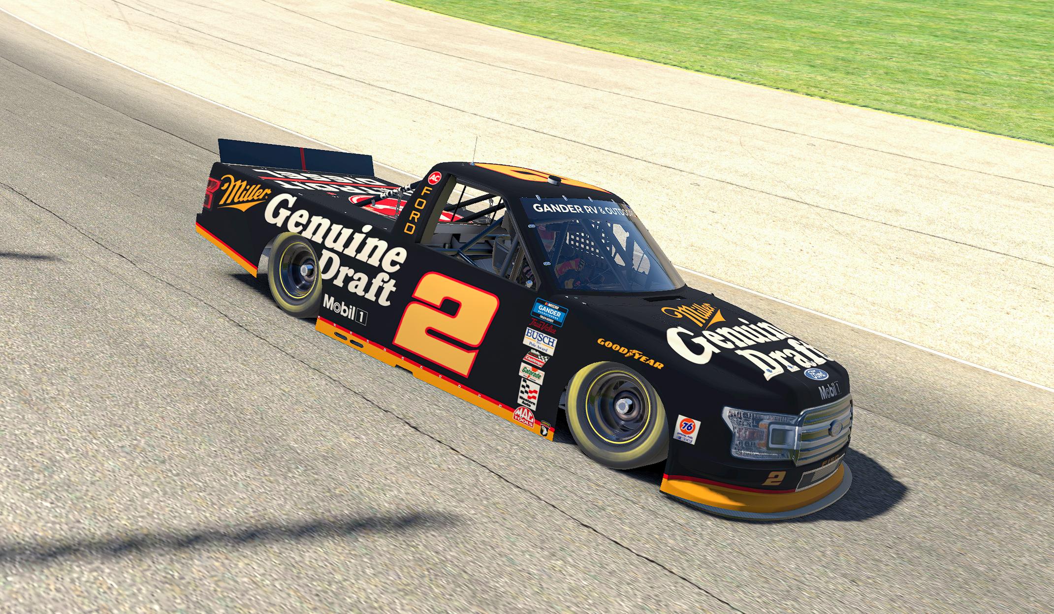 MILLER GENUINE DRAFT RUSTY WALLACE THROWBACK Ford F150 by Corey H