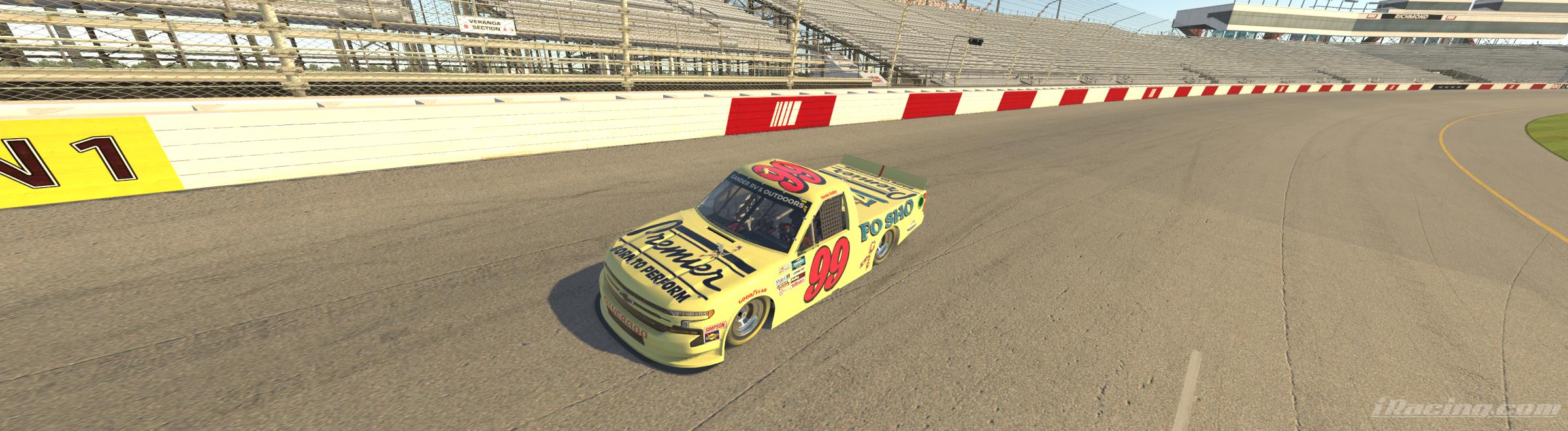 Hermie Sadler with number by Michael Sheffield - Trading Paints