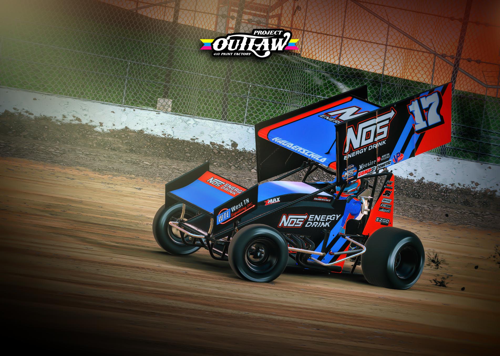 Authentic 2020 Sheldon Haudenschild World of Outlaws NOS Energy Drink