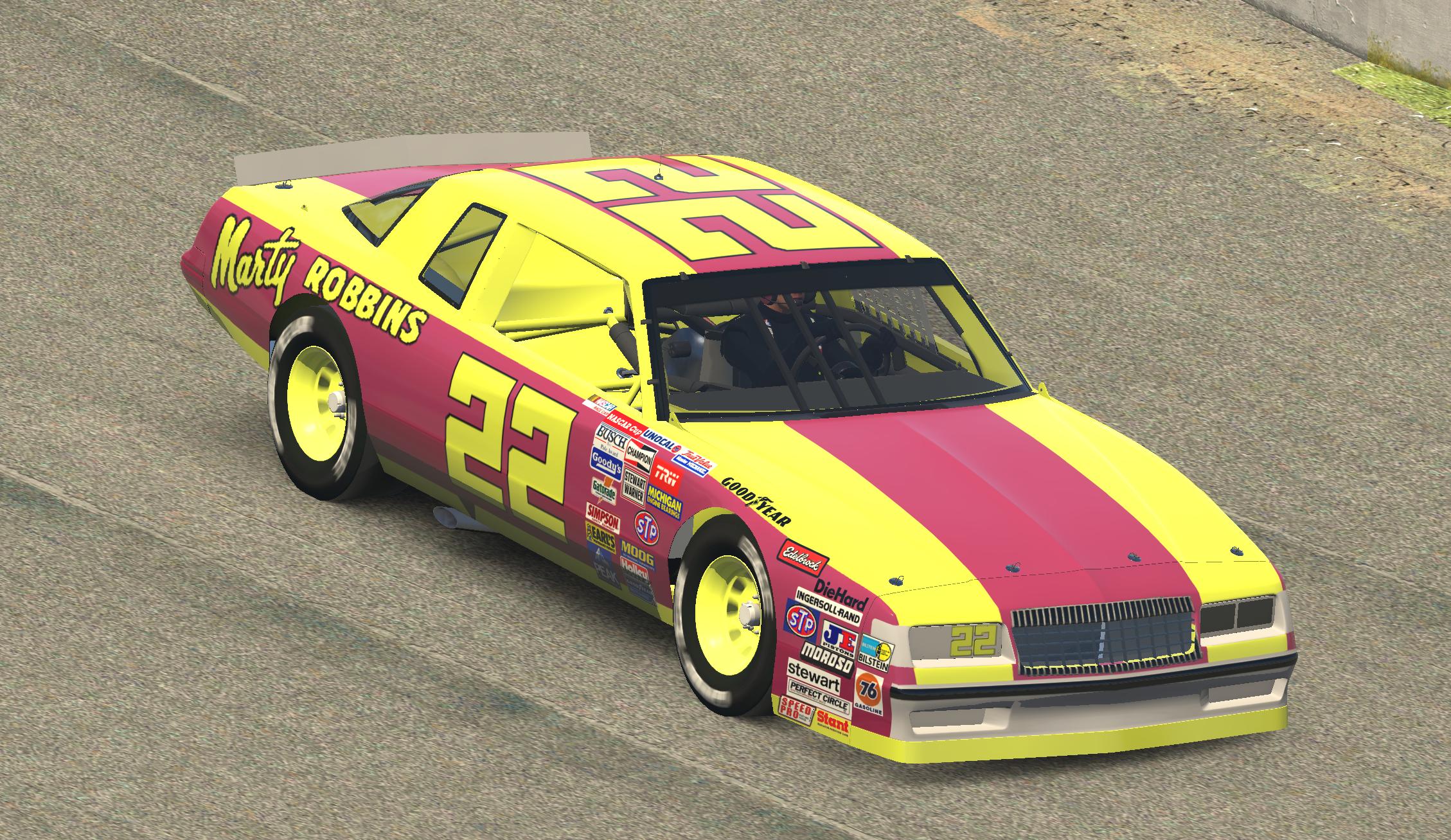 Marty Robbins 86 Buick Regal No Number by Tracy Powers Trading Paints