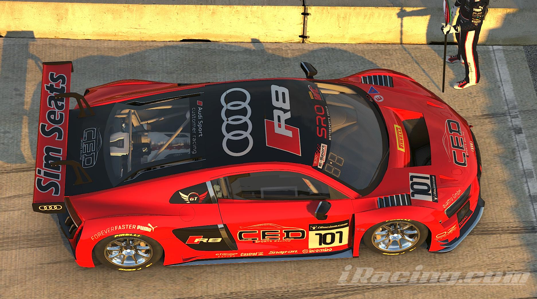 Candy Apple n Chrome Audi R8 by Marshall W. Trading Paints