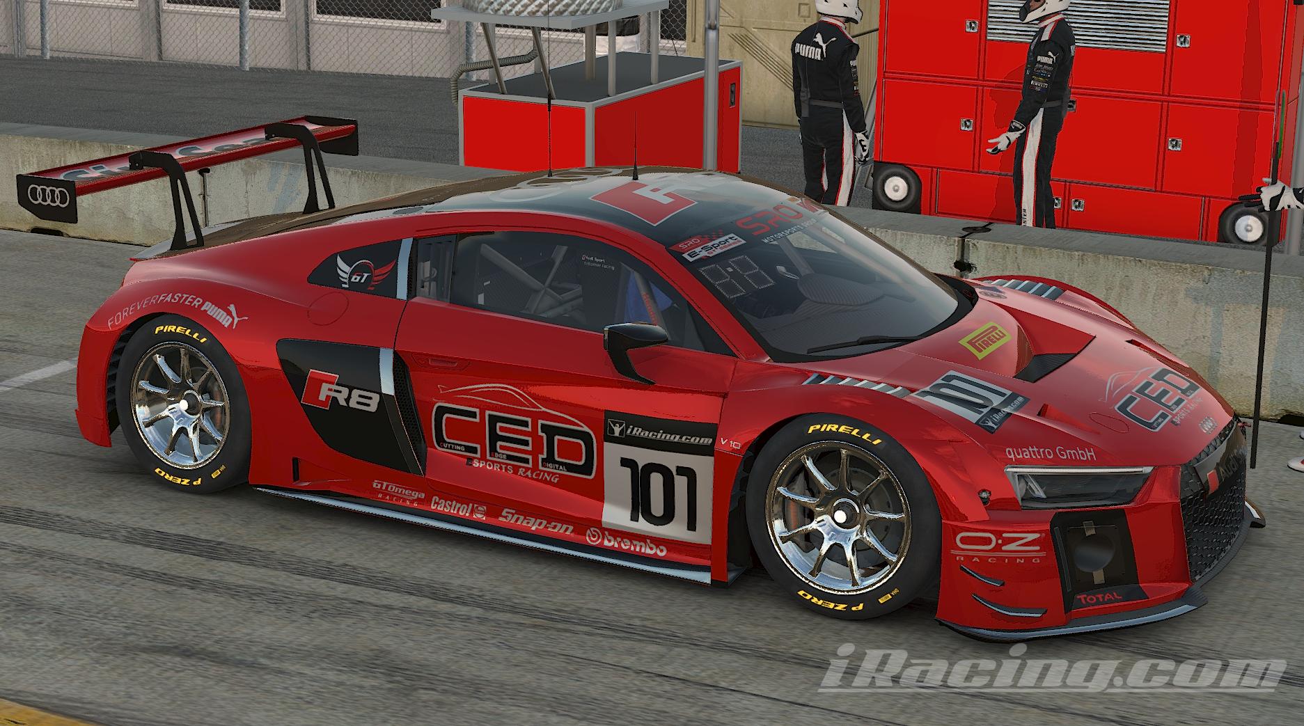 Candy Apple n Chrome Audi R8 by Marshall W. Trading Paints