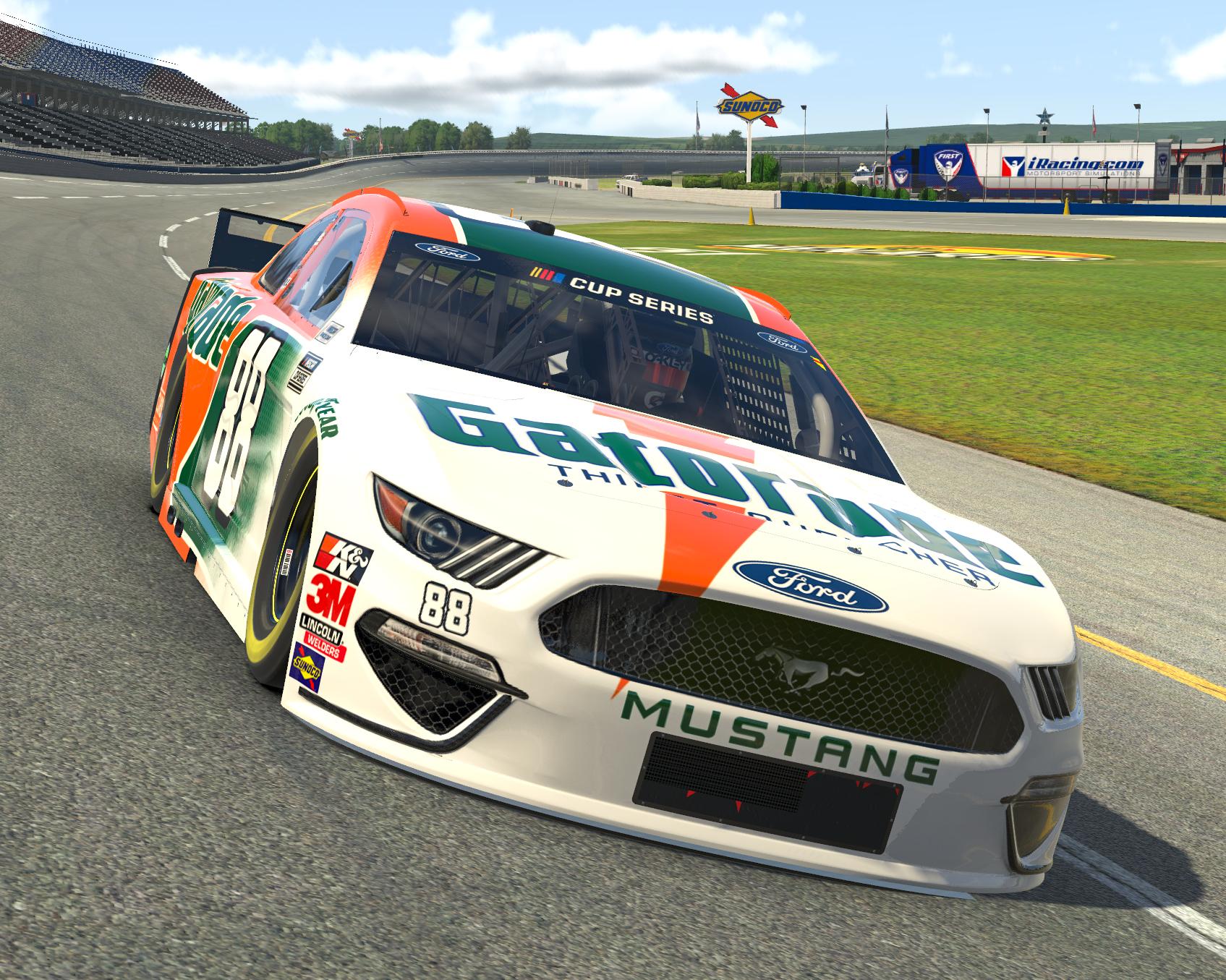 GATORADE THROWBACK MUSTANG by Corey H. Trading Paints