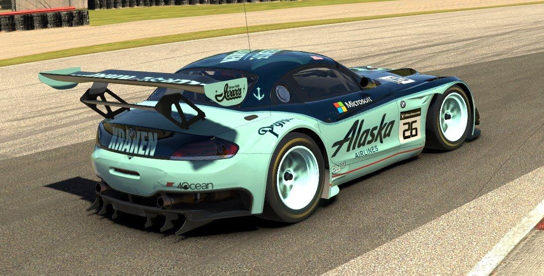 Seattle Kraken BMW Z4 GT3 by Mark B. Trading Paints