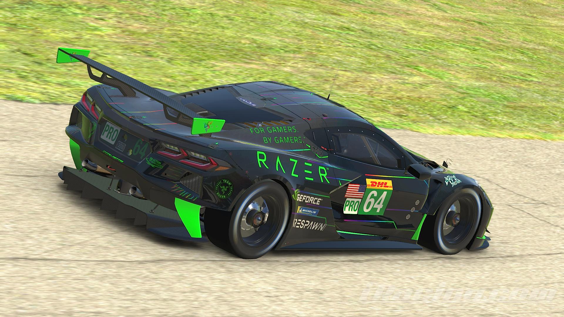 Corvette C8R Razer Chroma by Alan H. Trading Paints