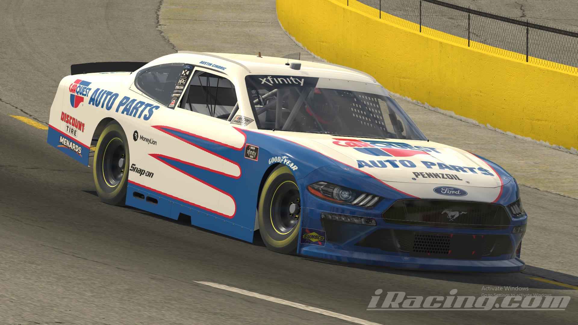 Austin Cindric Carquest Scheme (No Numbers) by Casey Nemetz Trading