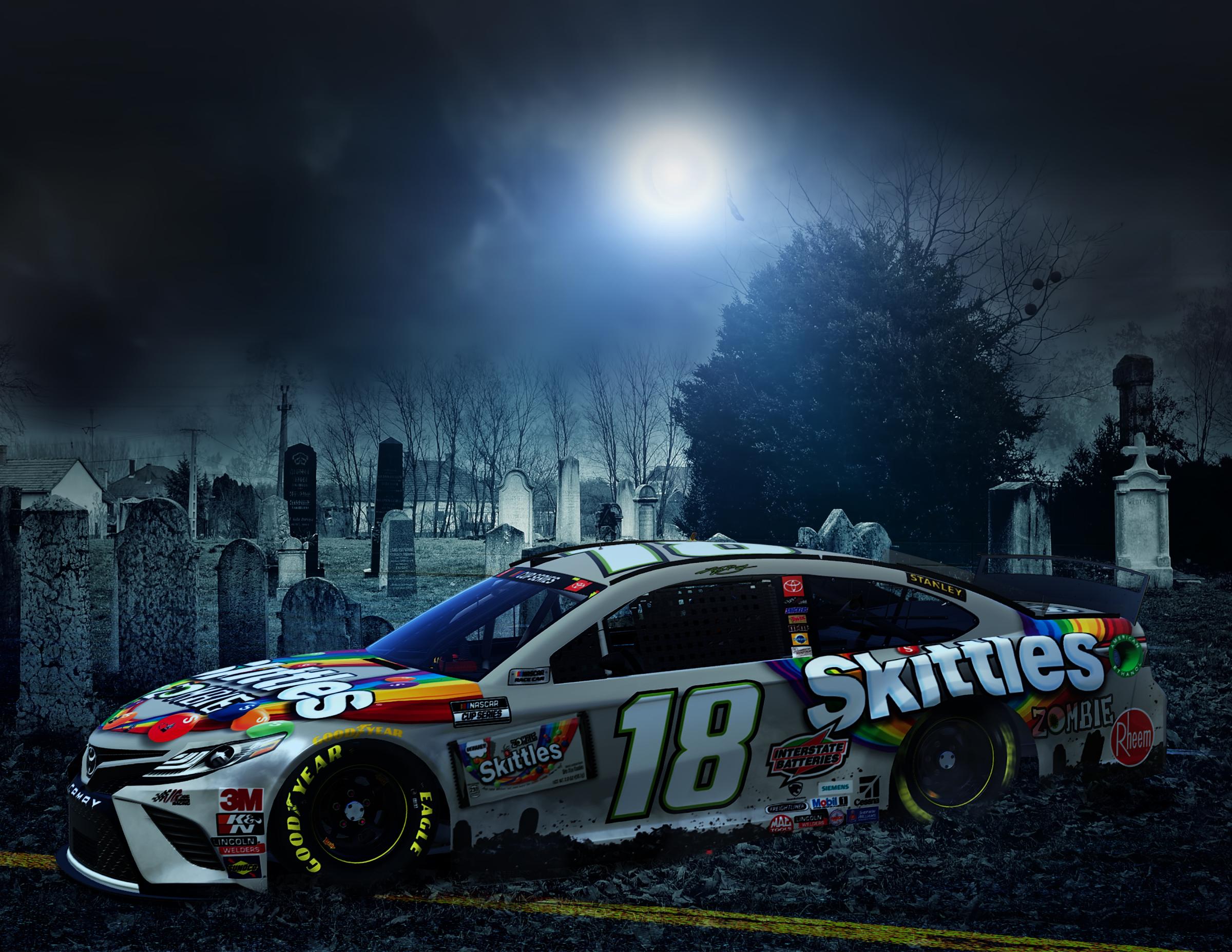 2020 Kyle Busch Skittles Zombie Camry No Num by Brantley Roden