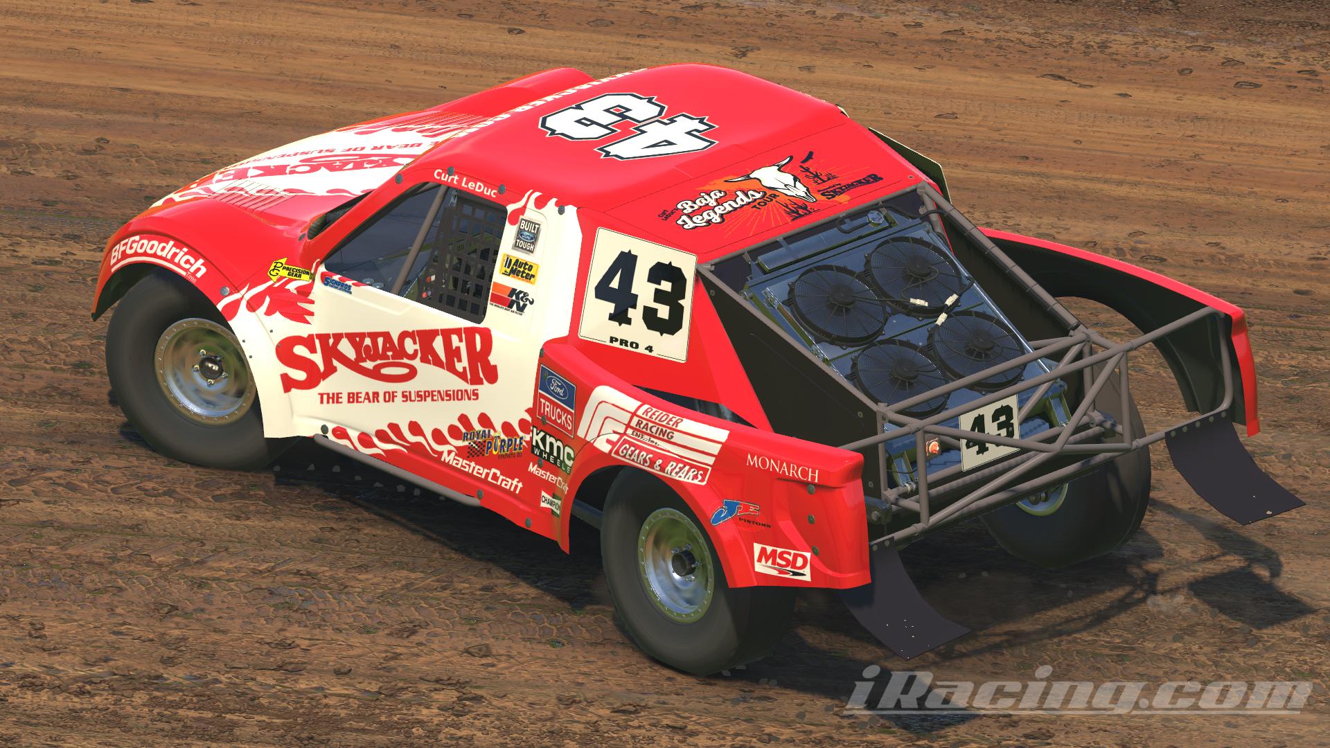 Curt LeDuc #43 PRO4 by Brian P. - Trading Paints