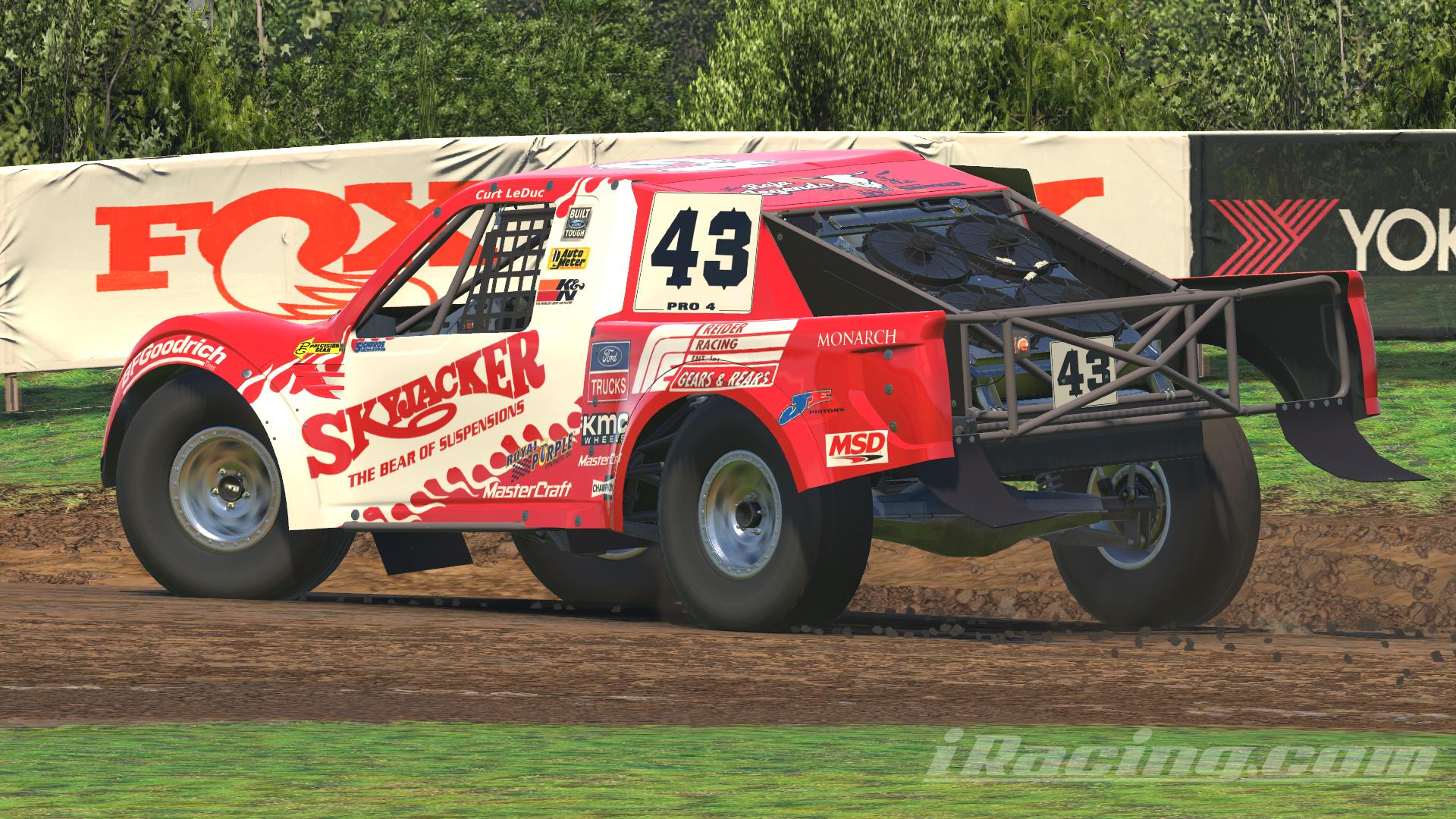 Curt LeDuc #43 PRO4 by Brian P. - Trading Paints