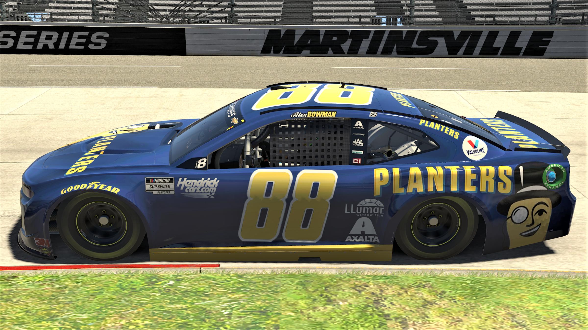 Alex Bowman Planters (No Numbers) by Quinn Johnston Trading Paints