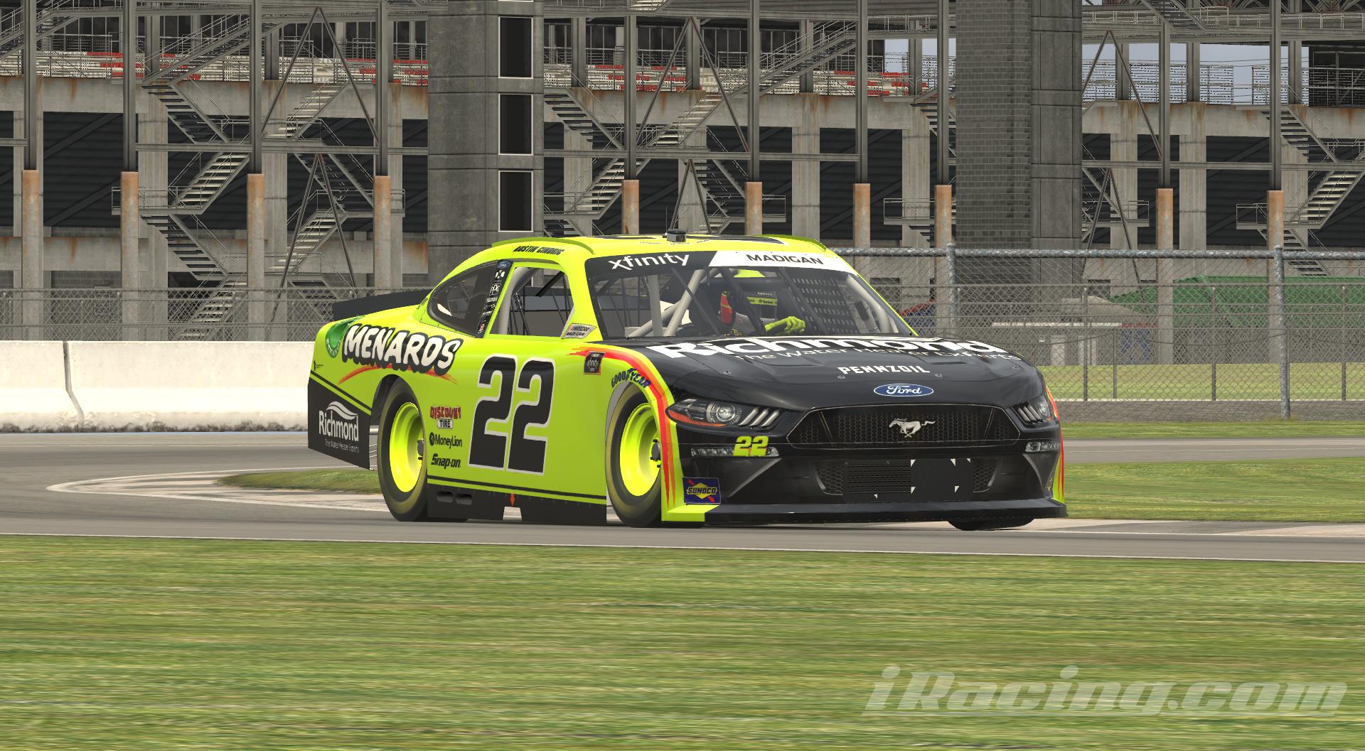2020 Austin Cindric Menards / Richmond by Joseph Madigan Trading Paints