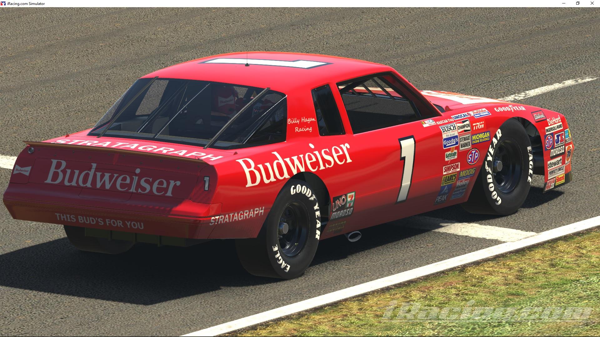 Terry Labonte 1983 Budweiser Chevrolet by Mike Clifton Trading Paints