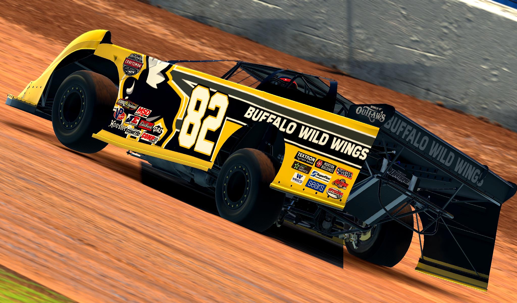Buffalo Wild Wings Dirt Late Model With Custom by Jordan Davis