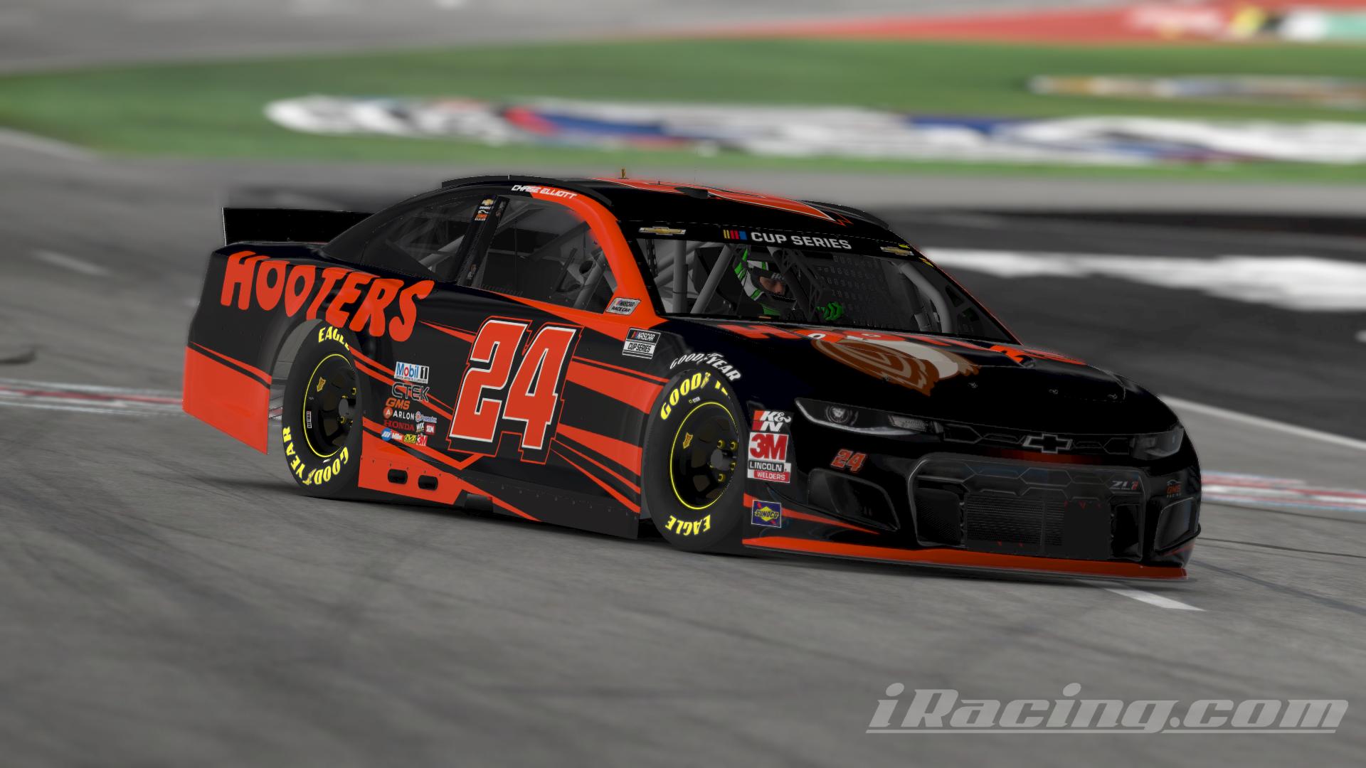 Chase Elliott Hooters Truck NO NUM by Nick P. Trading Paints