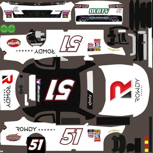 Rowdy Kyle Busch Chevrolet by Caleb Steimer Trading Paints