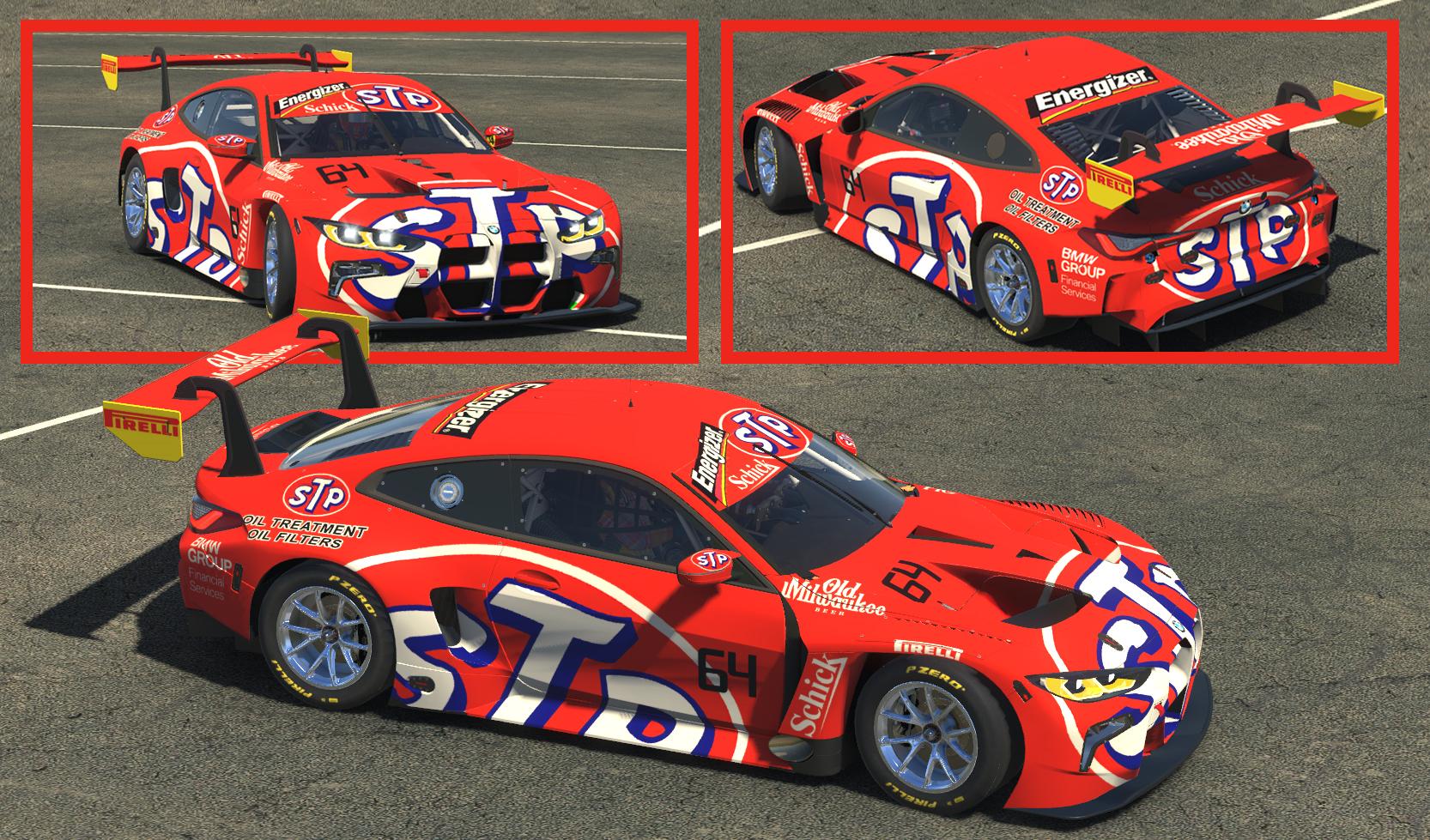 BMW M4 GT3 STP by Clyde Coman - Trading Paints