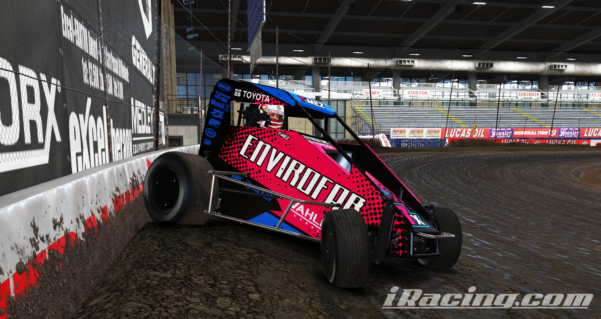 TMEZs 2021 Chili Bowl Car No s by Caleb Shietze Trading Paints