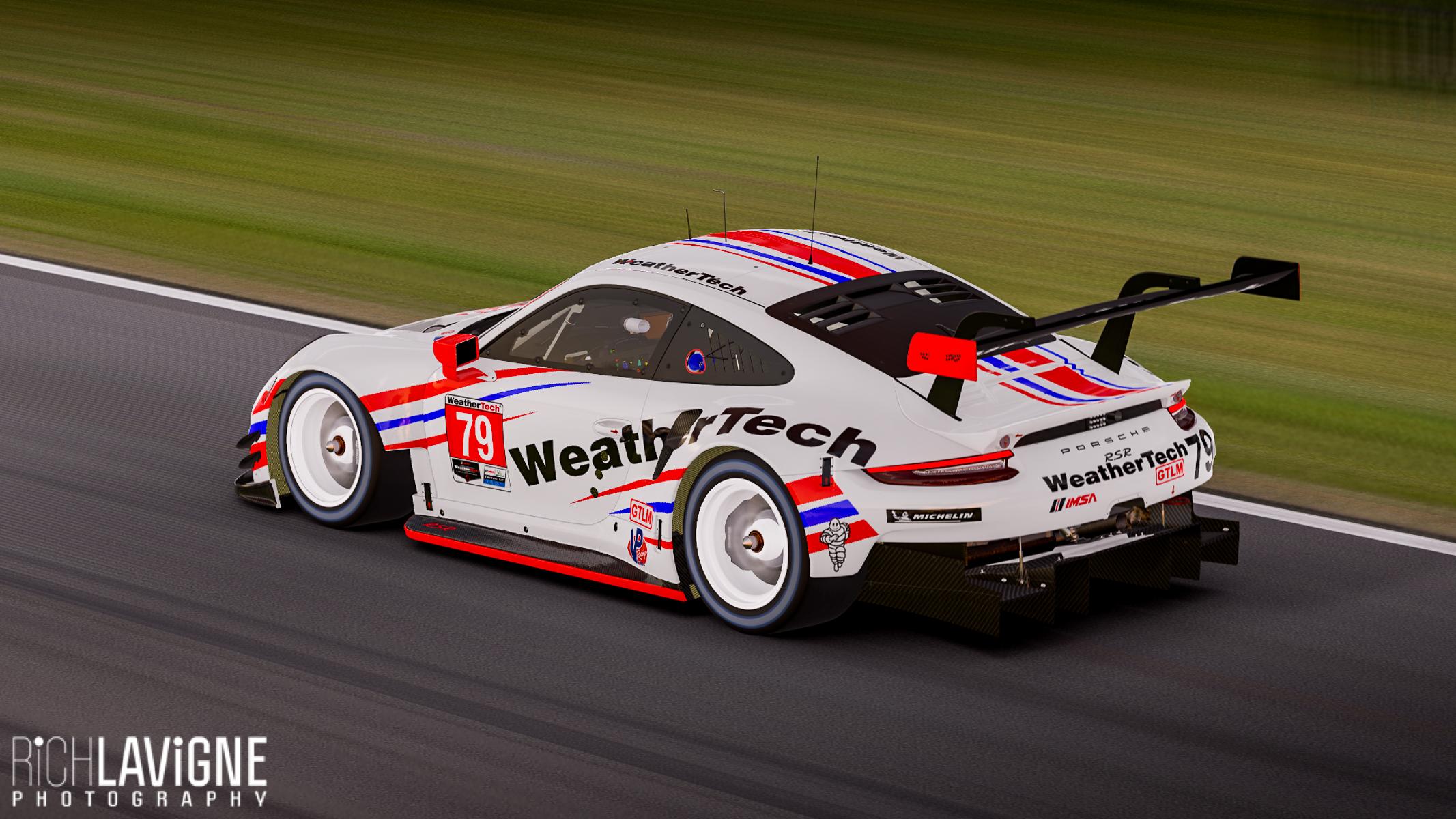2021 Weathertech Porsche 911 RSR IMSA Weathertech Series by Richard Lavigne Trading Paints