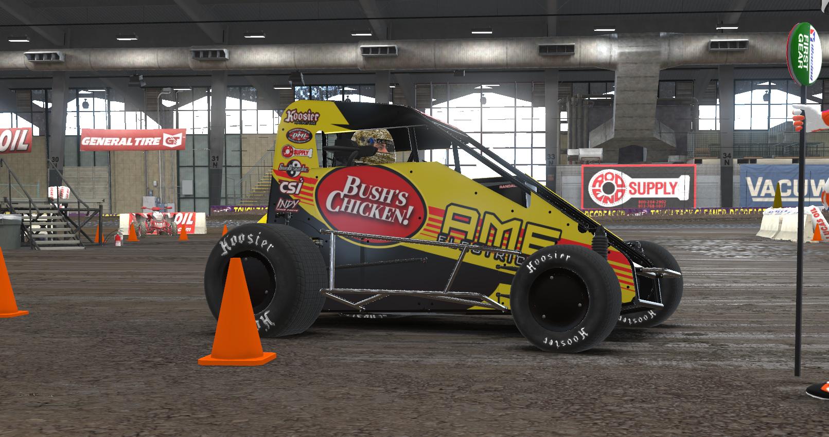 Chase Randall 2021 Chili Bowl Car by Cody Gray Trading Paints